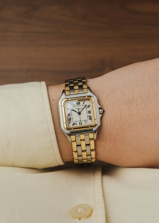 1990s Cartier Panthere "3 Row Bracelet"