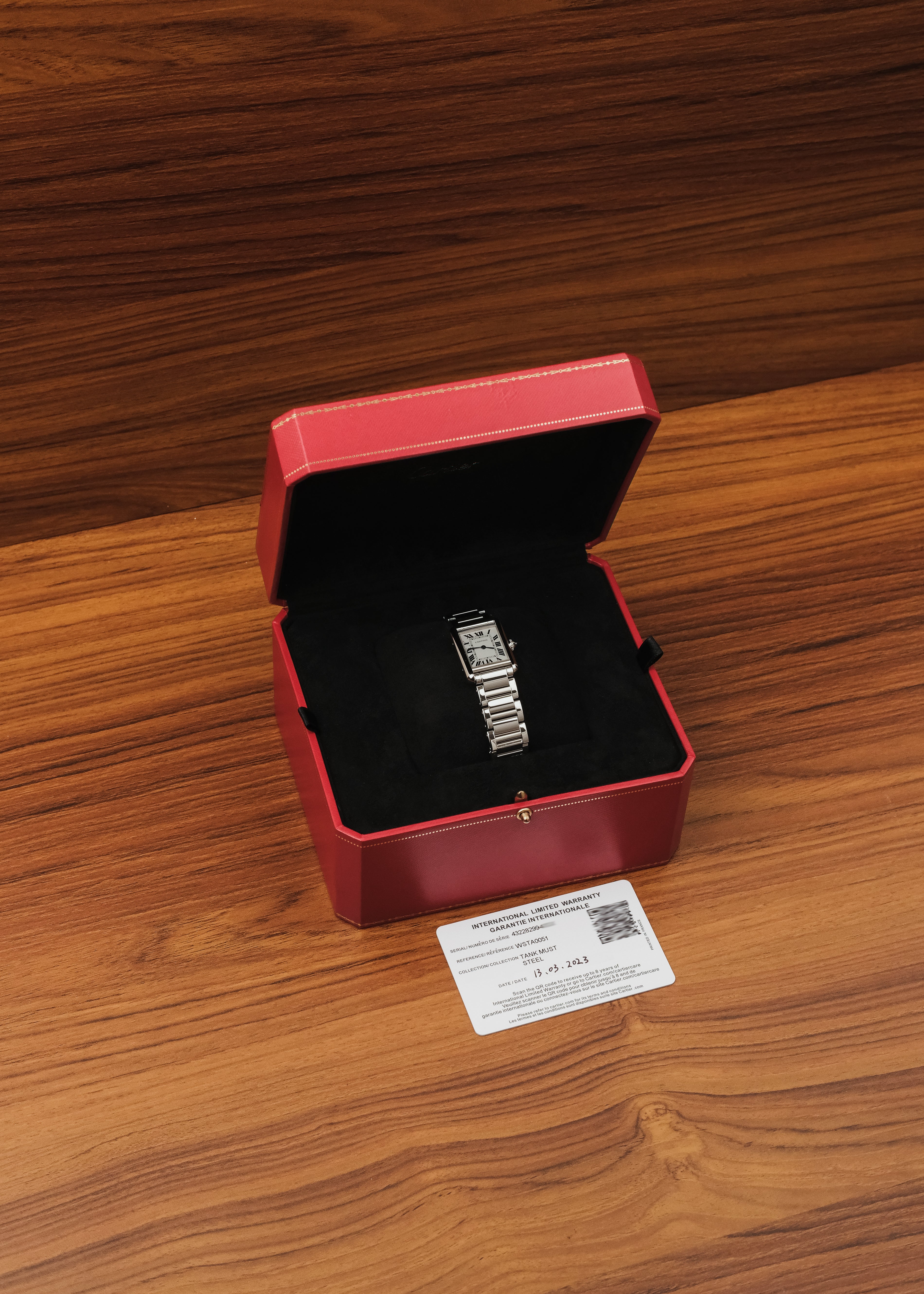 2023 Cartier Tank Must (Box & Papers)