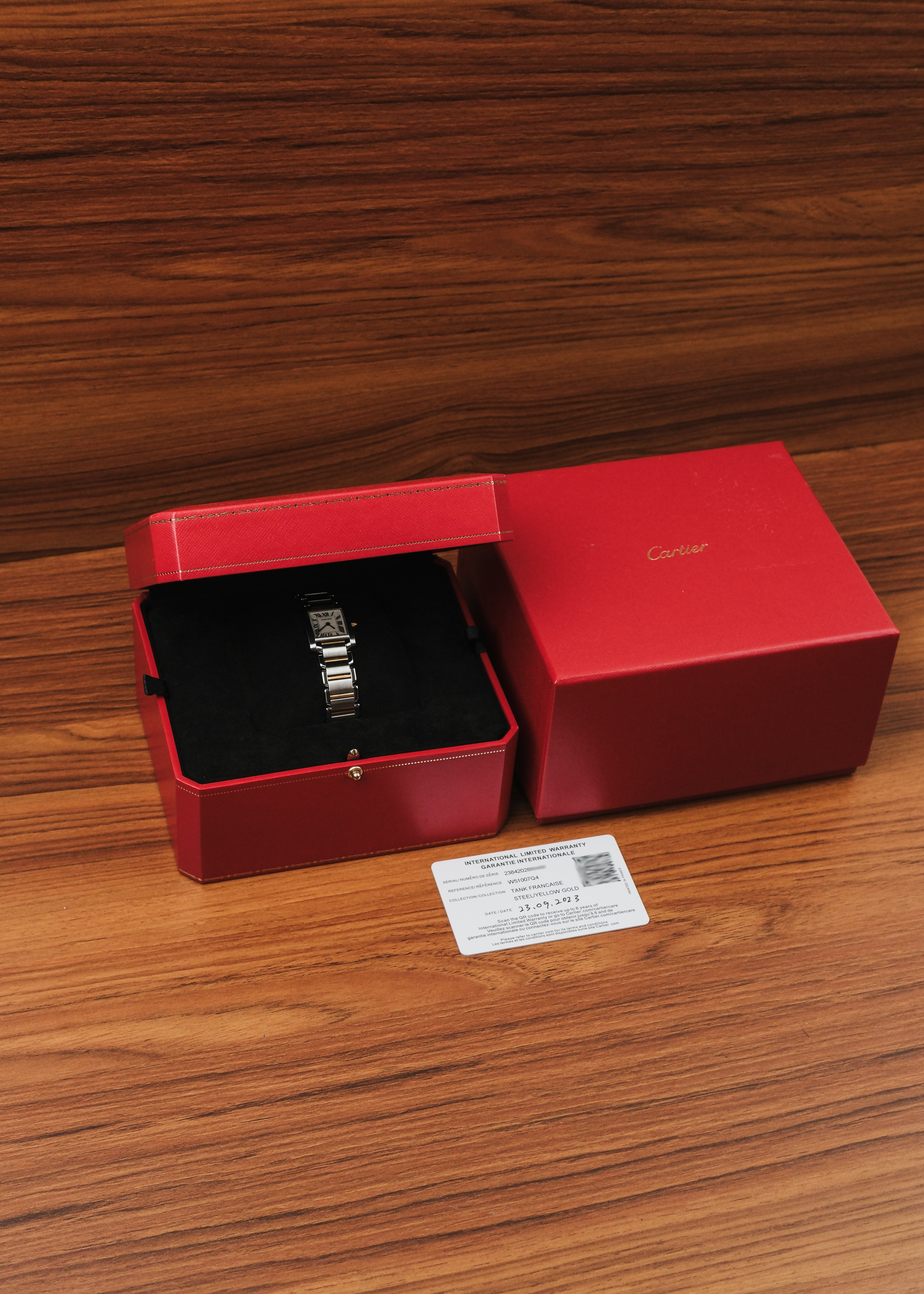 2023 Cartier Tank Francaise (Box & Papers)