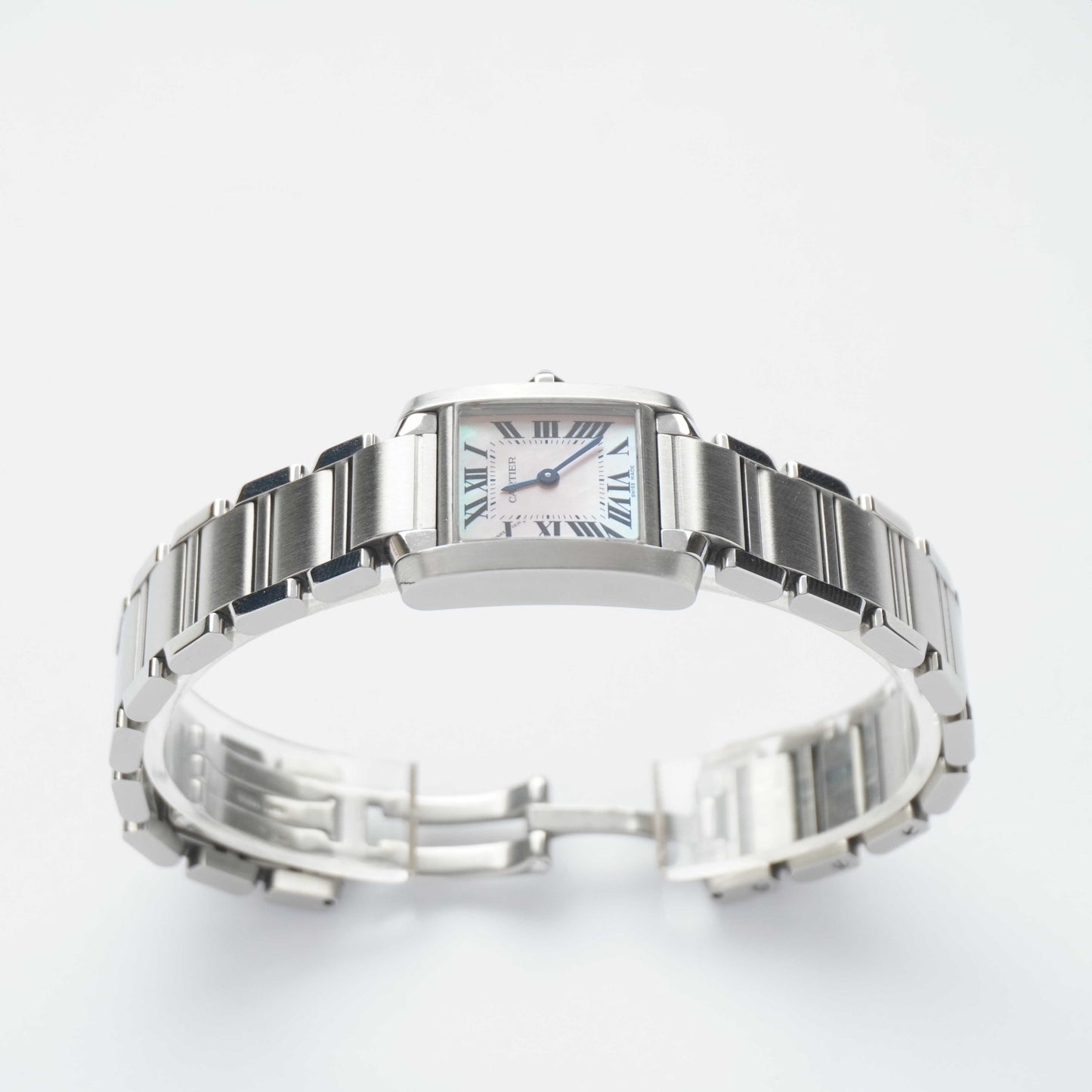 2023 Cartier Tank Francaise "Mother of Pearl" (Boxes / Card)