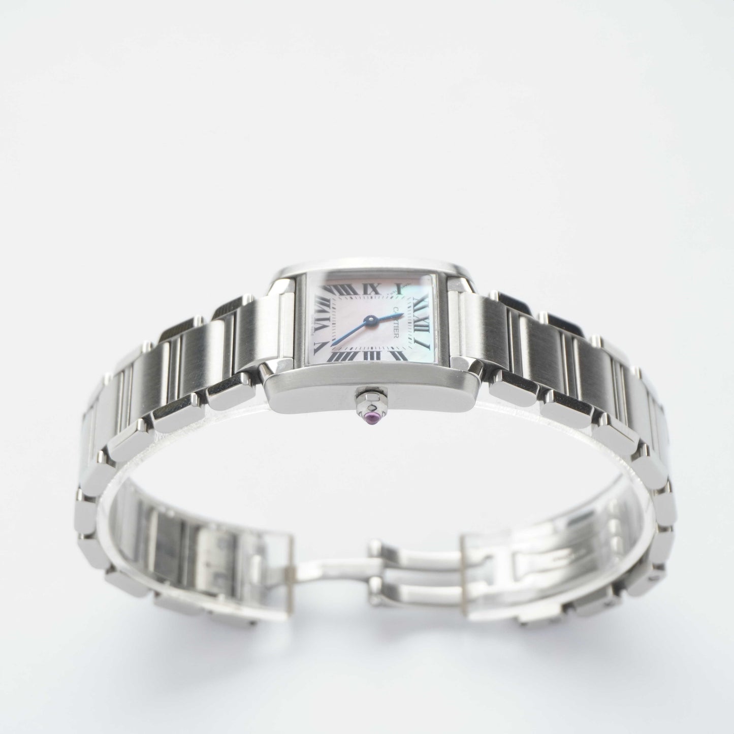2023 Cartier Tank Francaise "Mother of Pearl" (Boxes / Card)