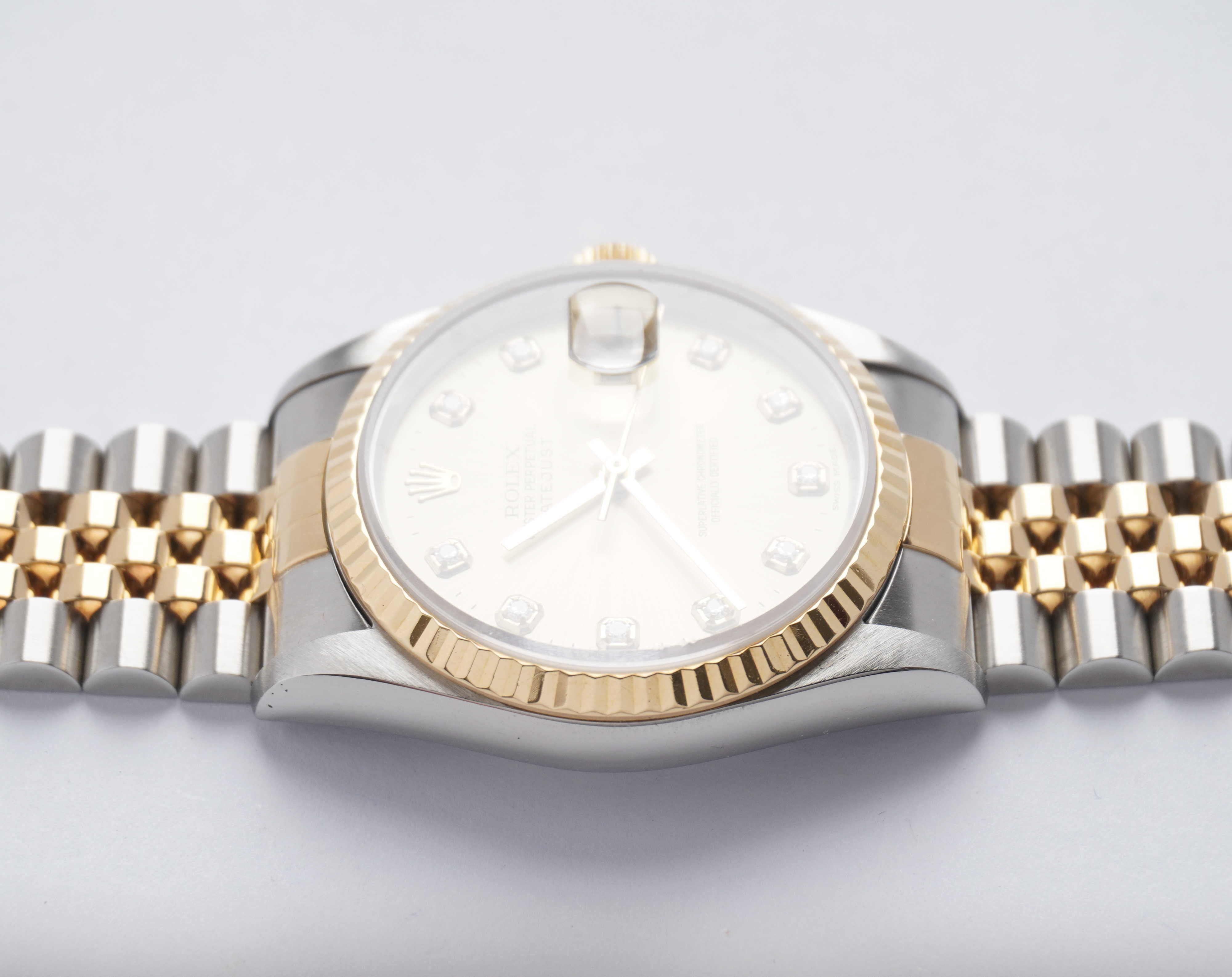 Rolex Datejust "Big Diamonds" (Boxes / Certificate / Booklets)