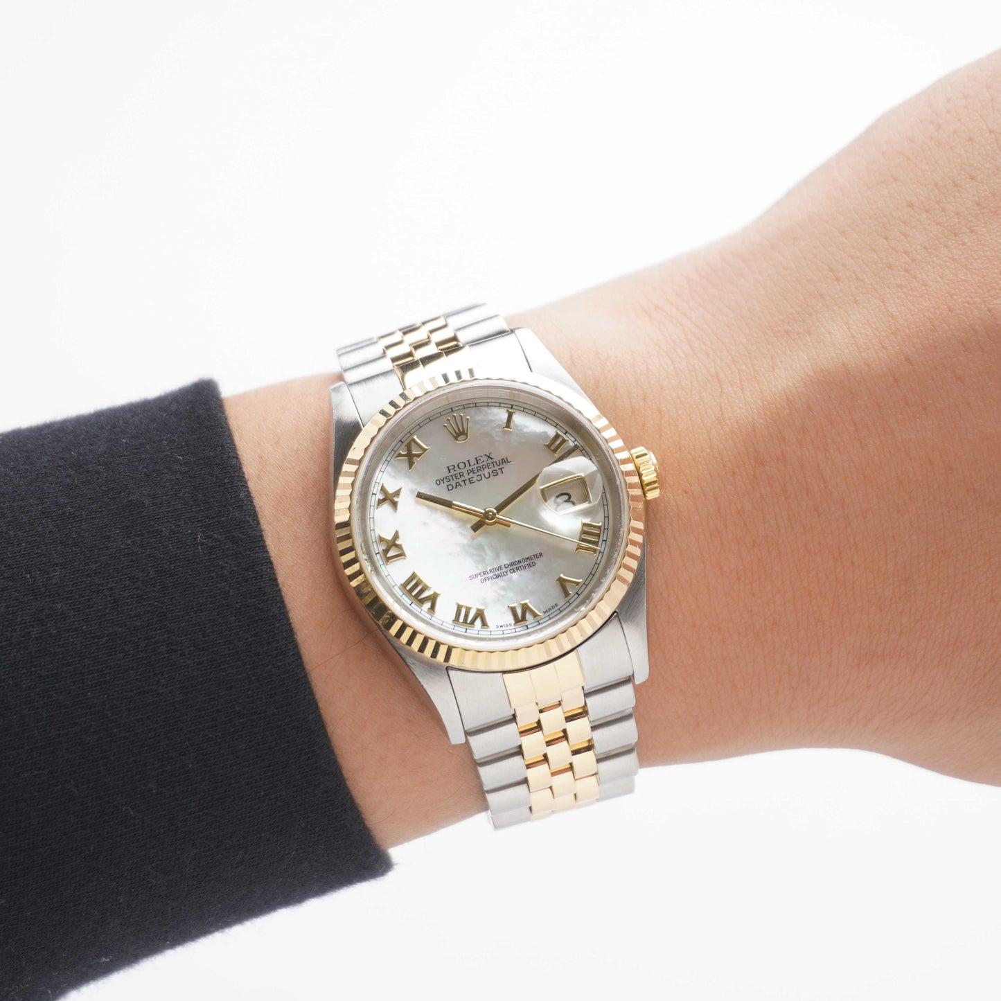 Rolex Datejust "Mother of Pearl" (Boxes / Certificate / Booklets)