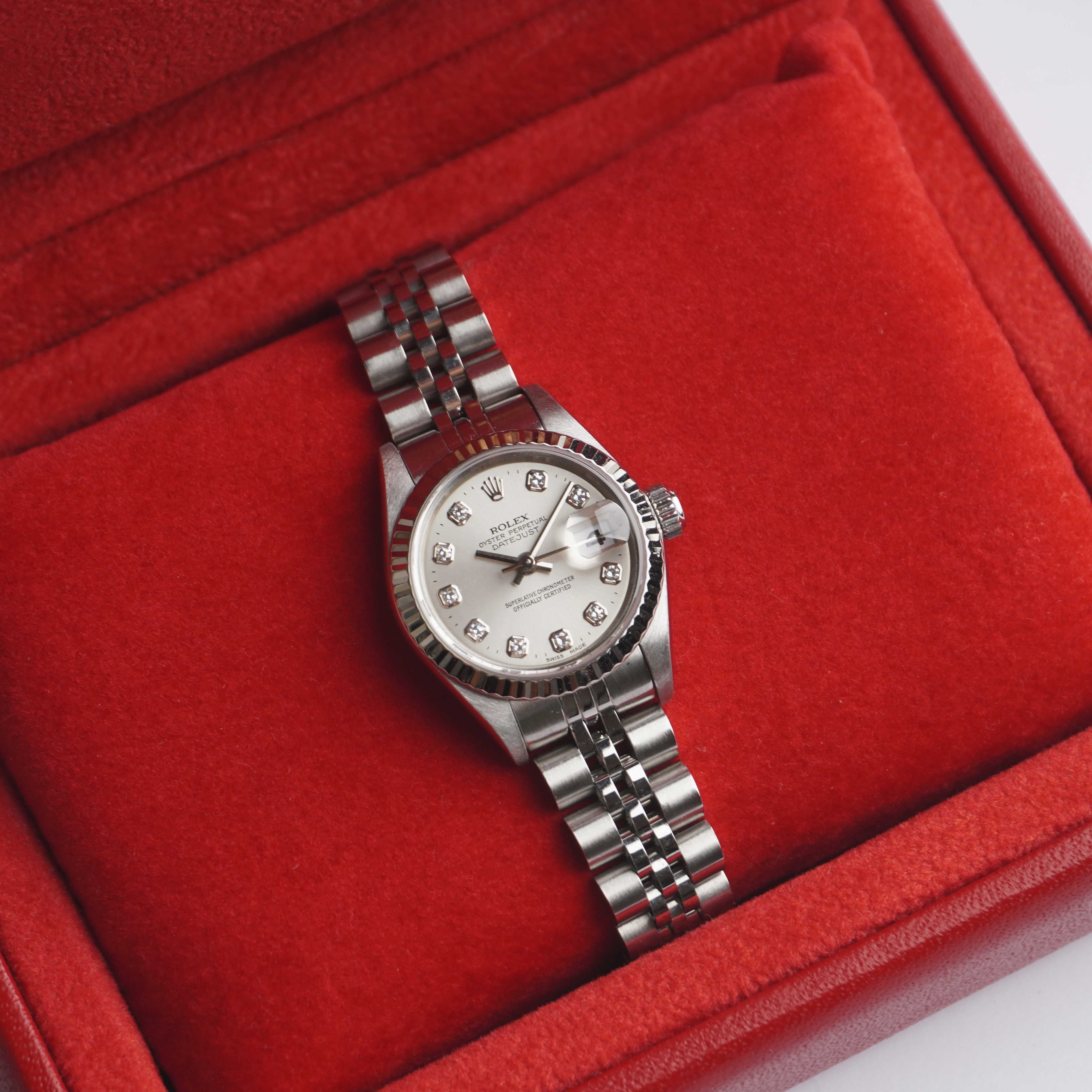 Rolex Lady-Datejust "Big Diamonds" (Boxes / Paper / Booklets)