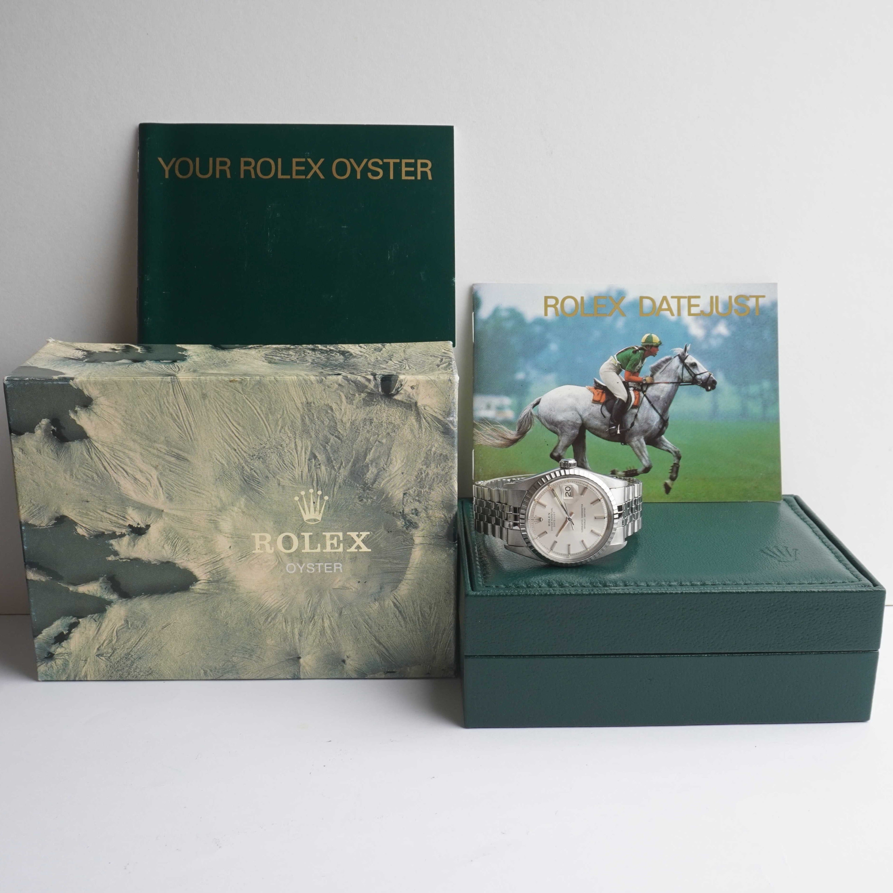 1971 Rolex Datejust "No Lume Dial" (Boxes / Booklets)