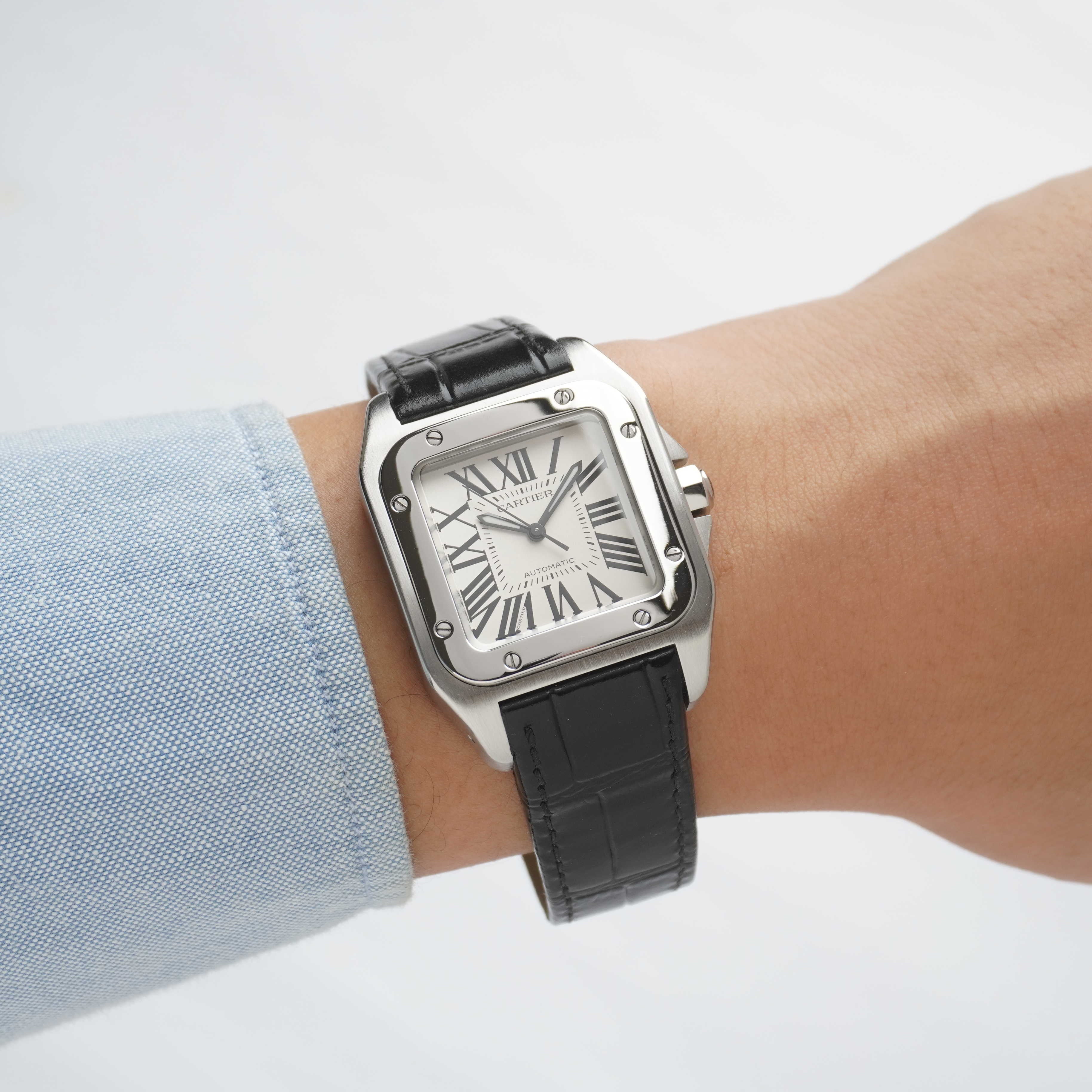 2014 Cartier Santos 100 Medium (Box / Certificate)