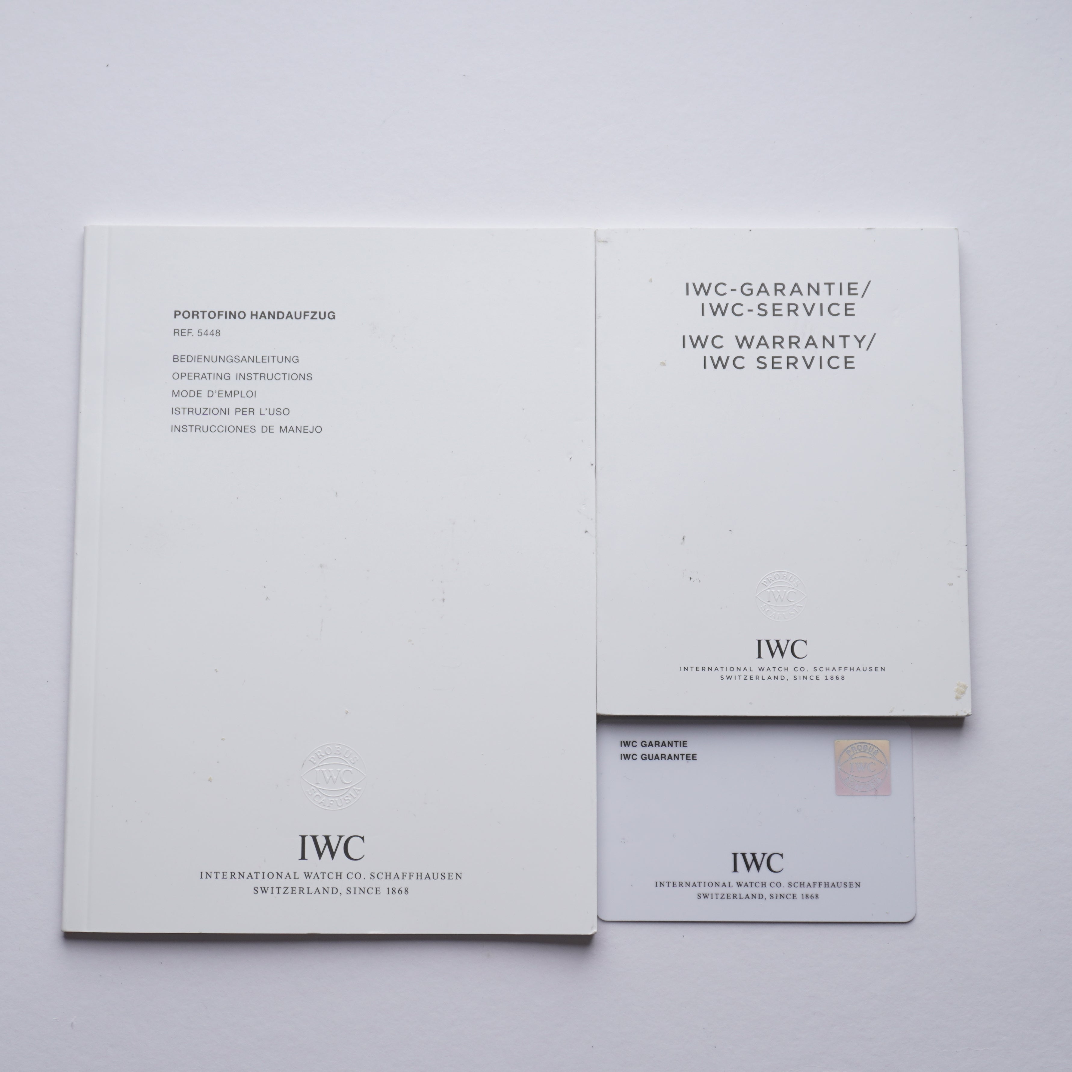 IWC Portofino (Papers & Card)