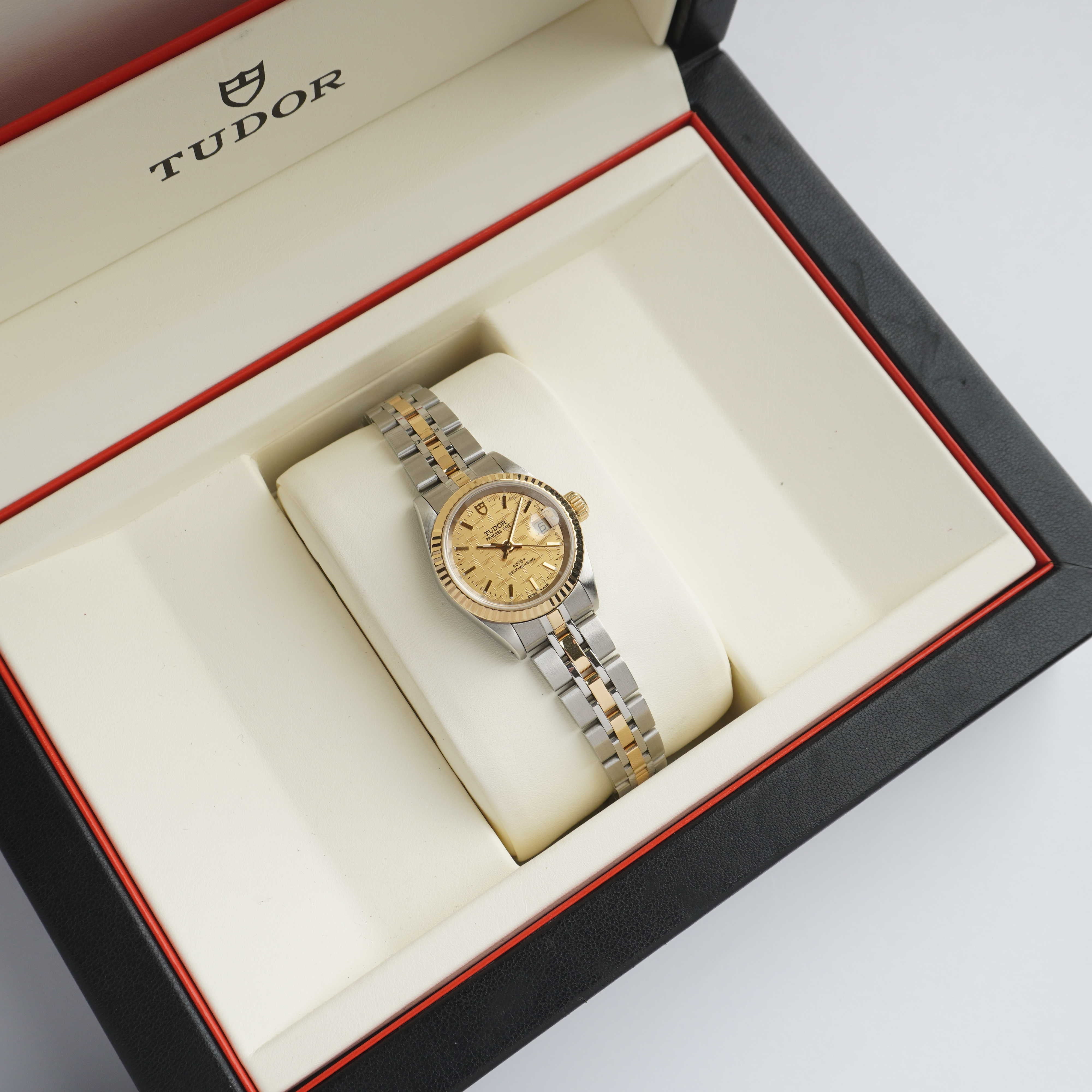 Tudor Princess Date "Linen Dial" (Box / Certificate)