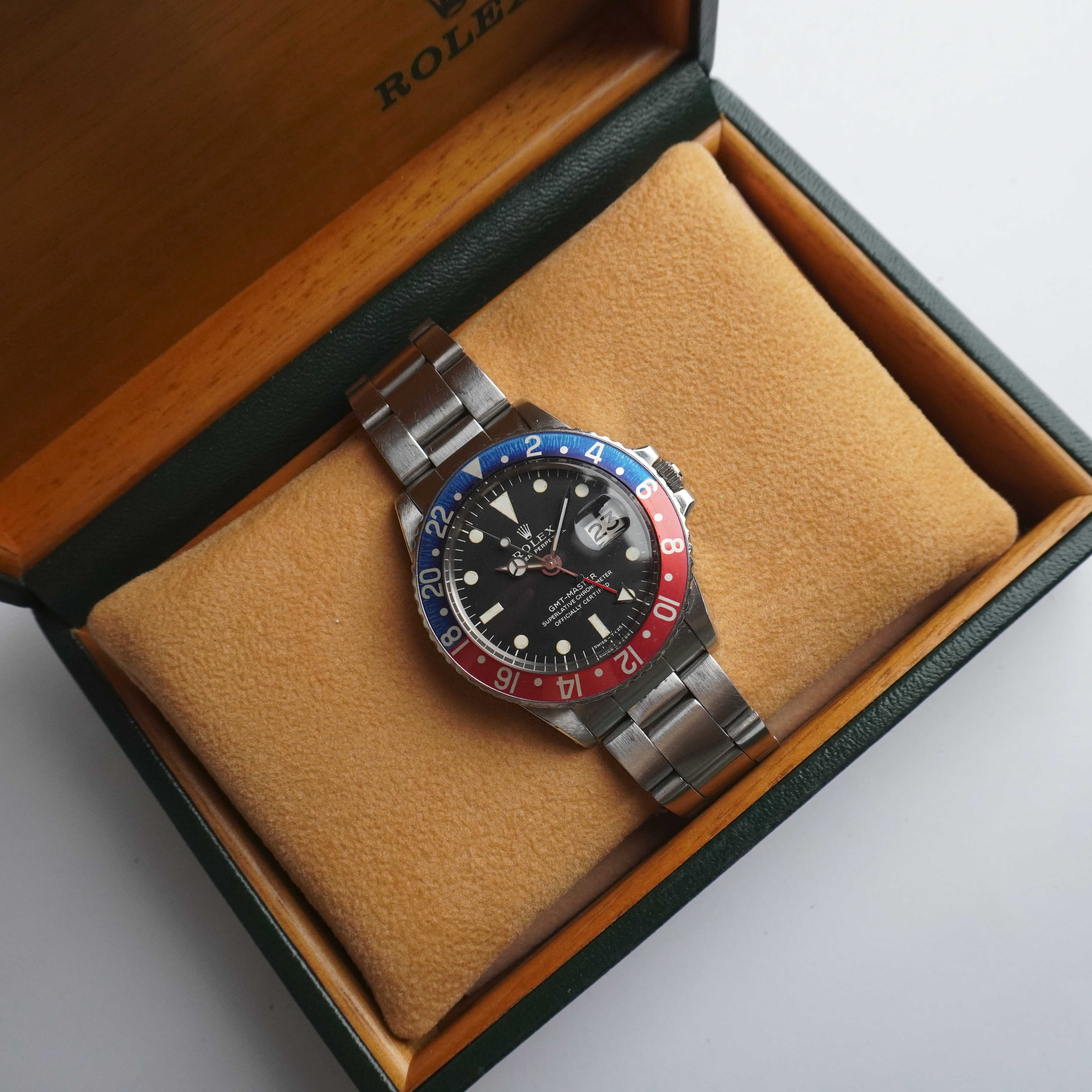 1972 Rolex GMT-Master "Mark 1 Long E" (Boxes / Booklet)