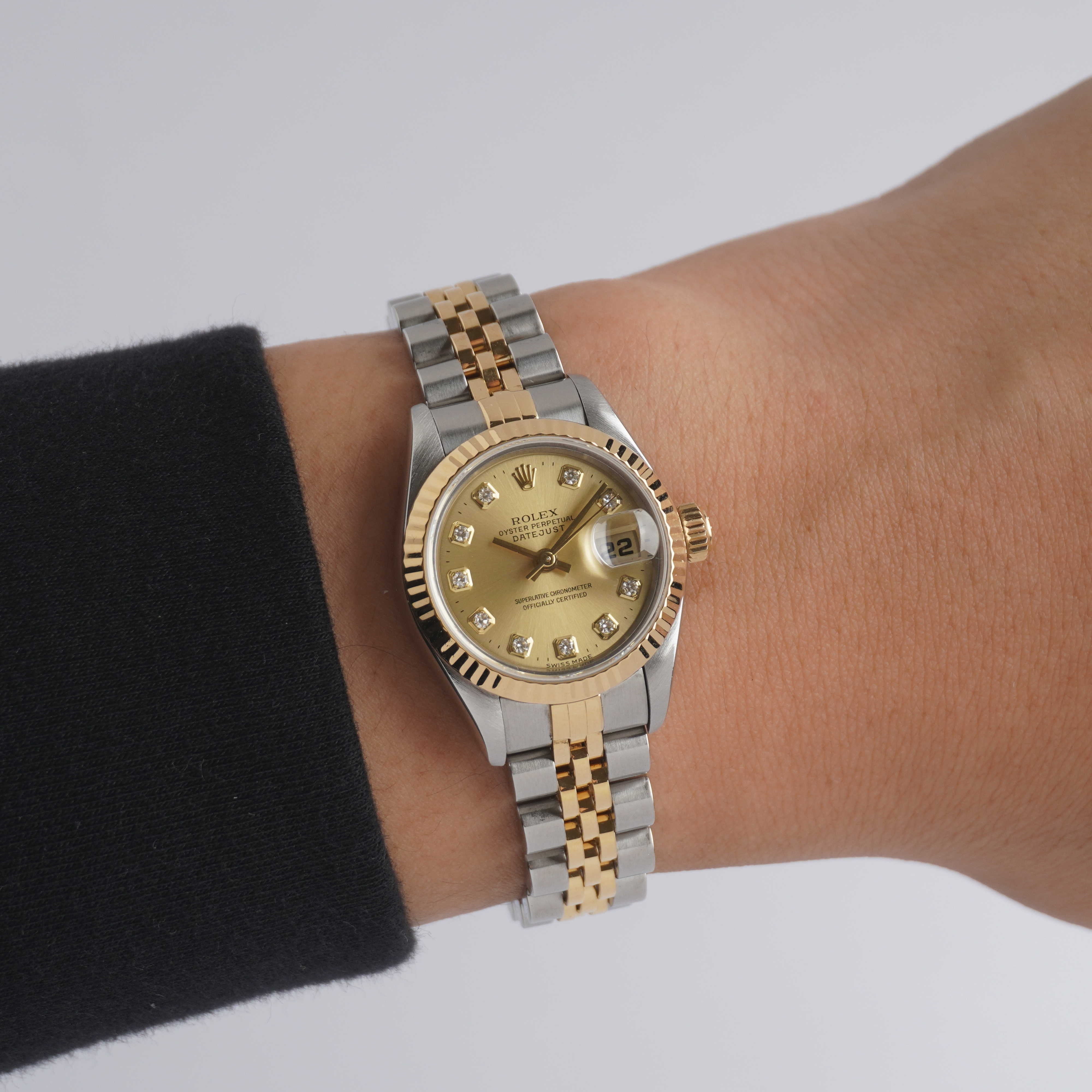 1997 Rolex Lady-Datejust "Big Diamonds" (Boxes / RSC Card / Booklets)