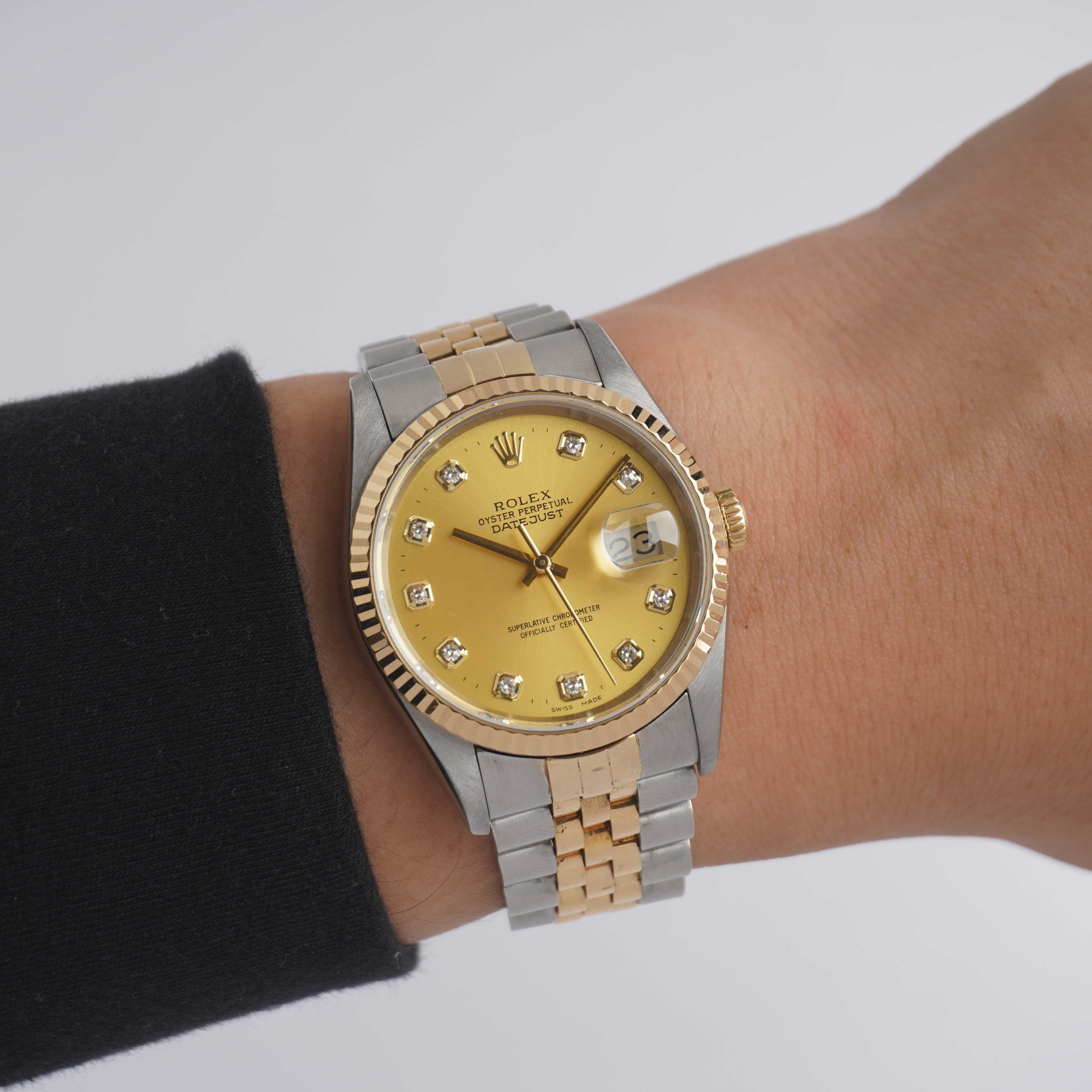 Rolex Datejust "Big Diamonds" (Papers)