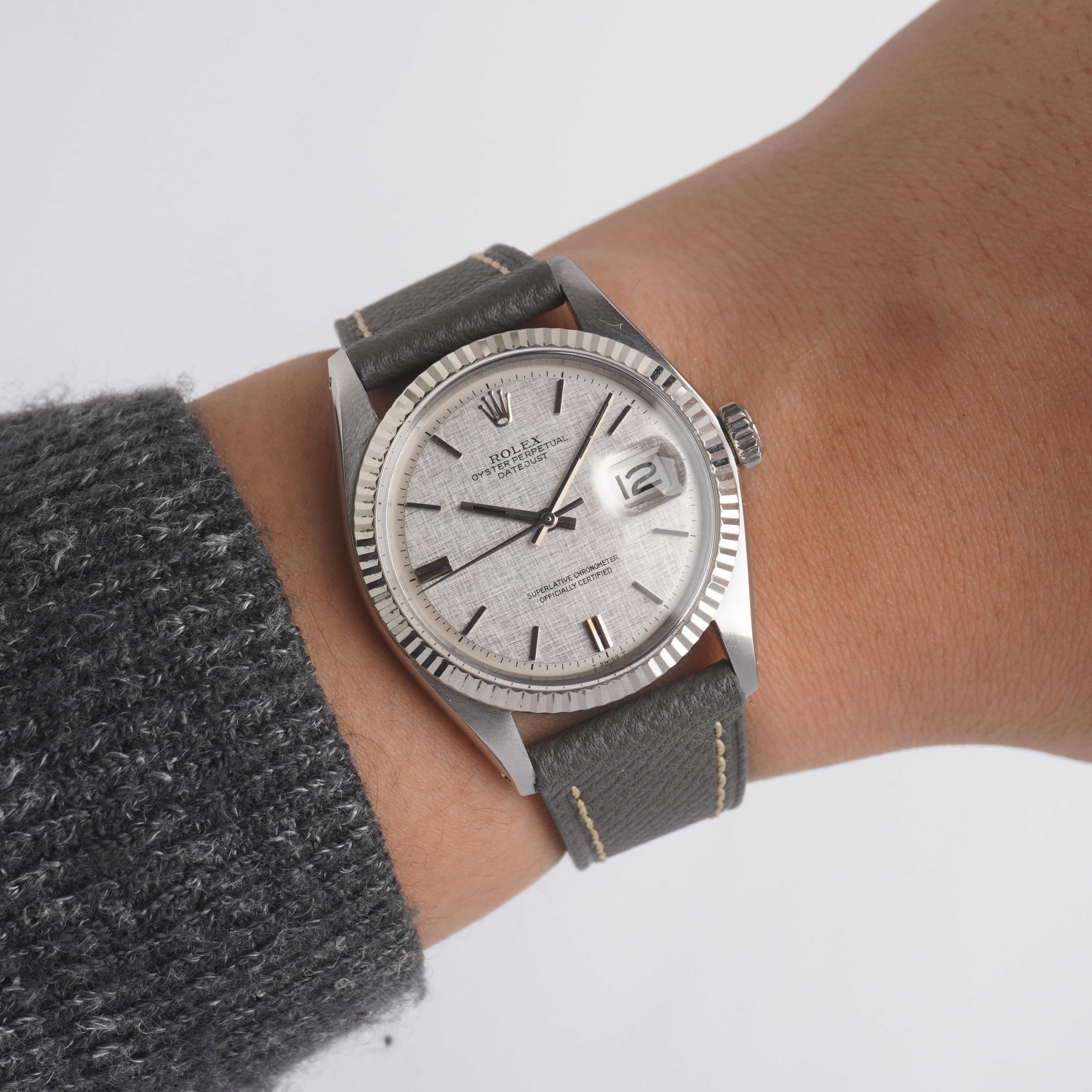 Rolex hot sale 1601 linen