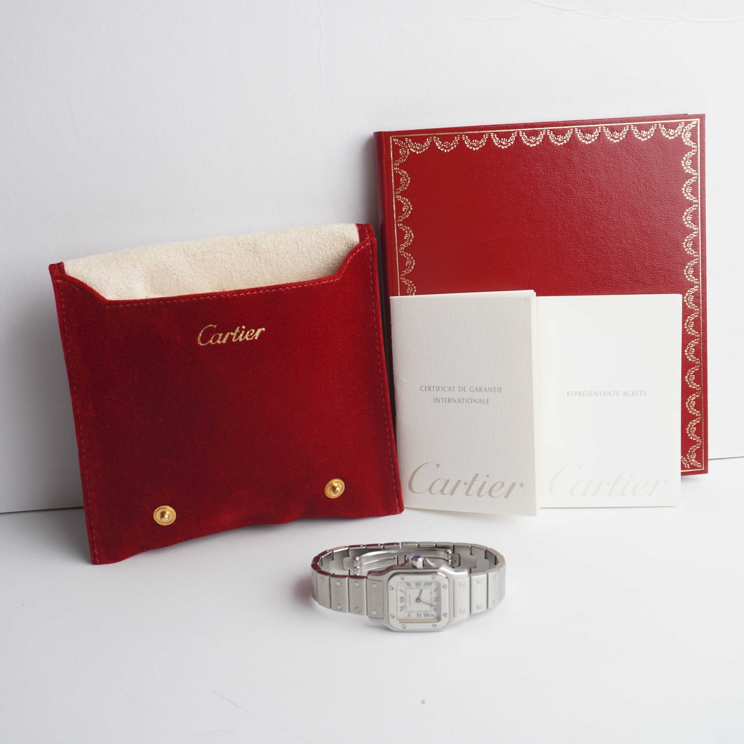 Cartier Santos Galbee (Pouch / Certificate / Booklets)