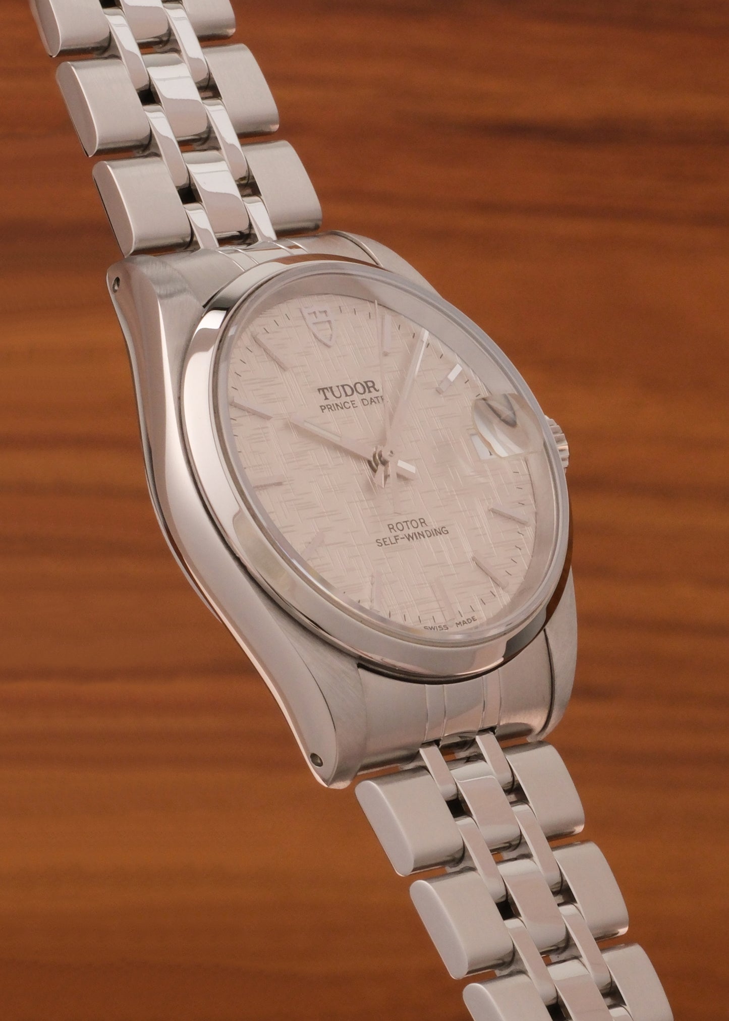 2010 Tudor Prince Date "Linen Dial" (Box & Papers)