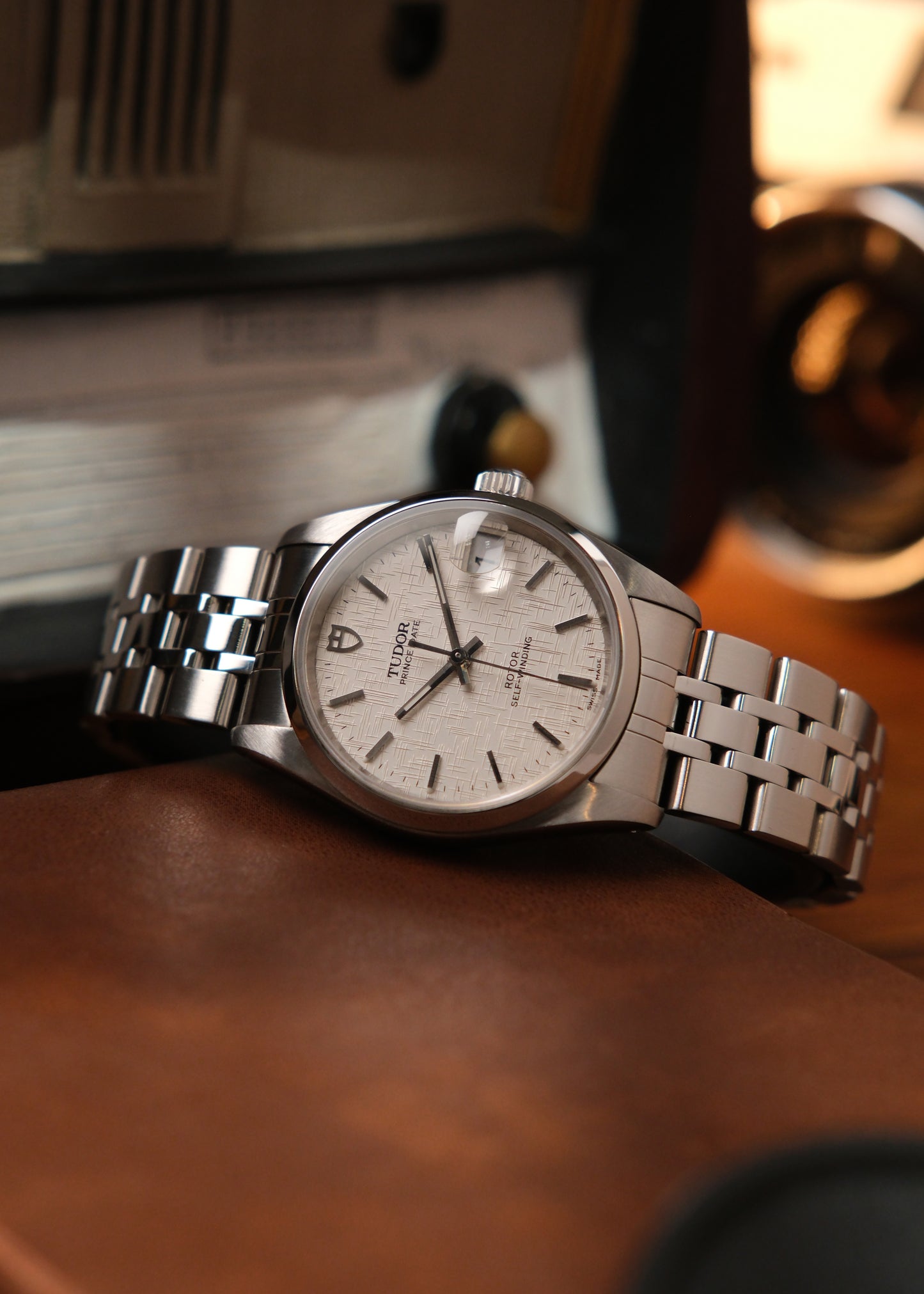 2010 Tudor Prince Date "Linen Dial" (Box & Papers)