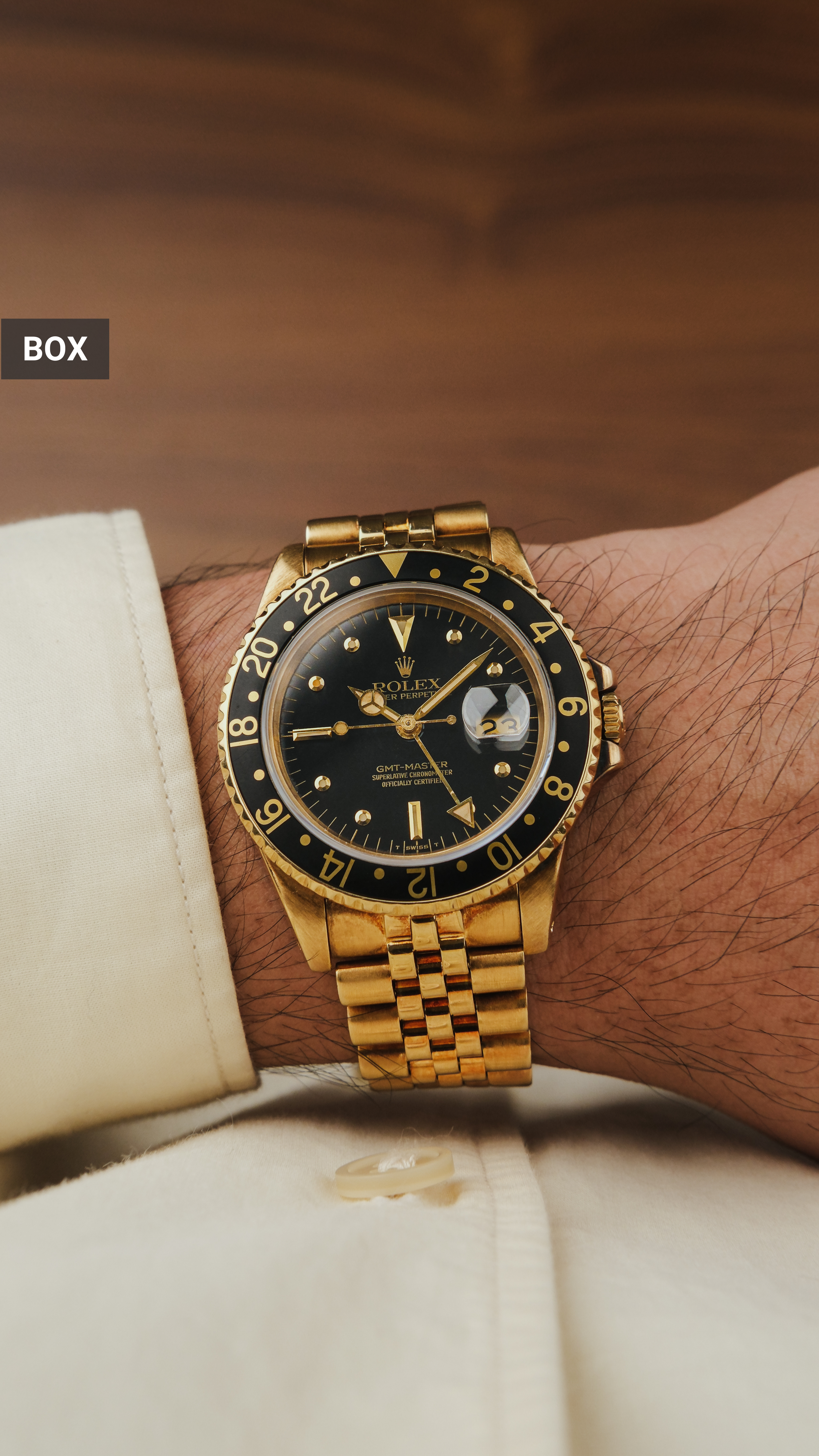 1981 Rolex GMT-Master 18K Gold