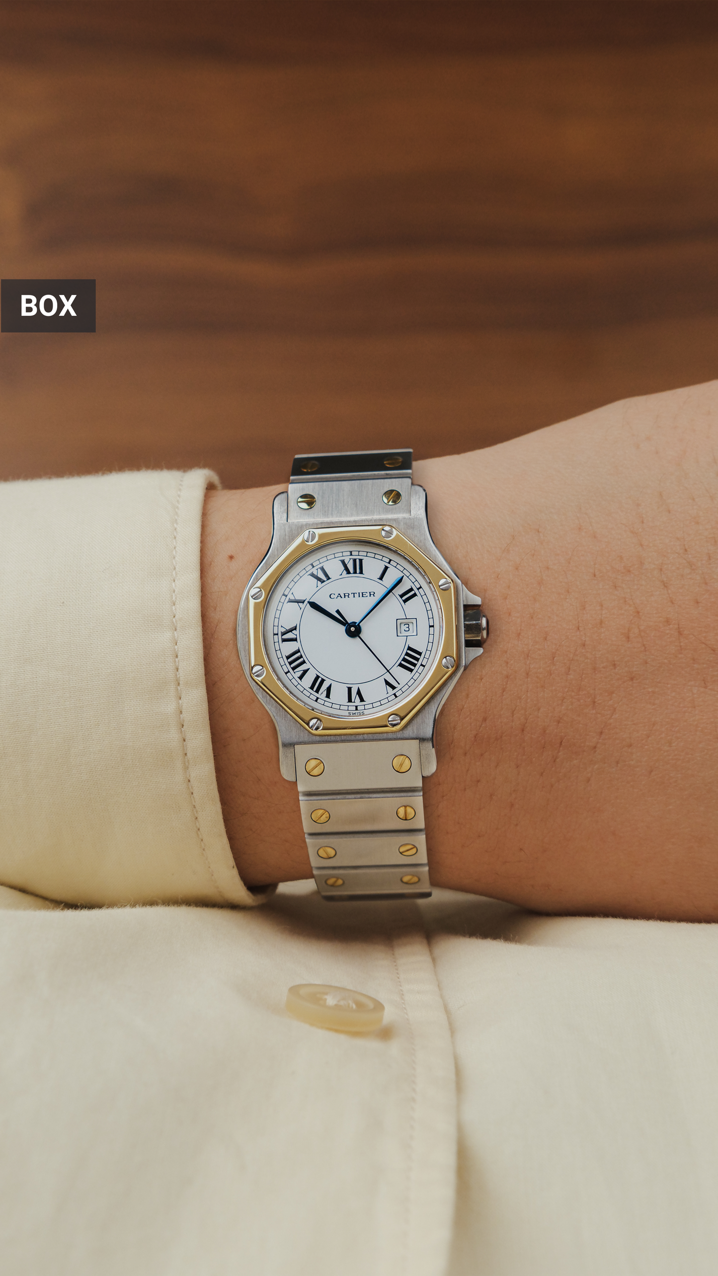 1980s Cartier Santos Octagon