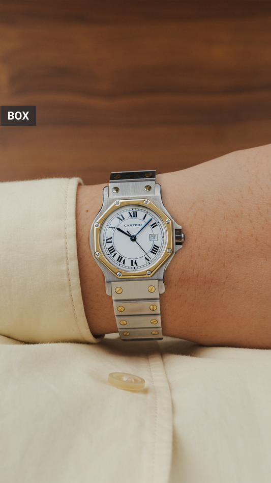 1980s Cartier Santos Octagon