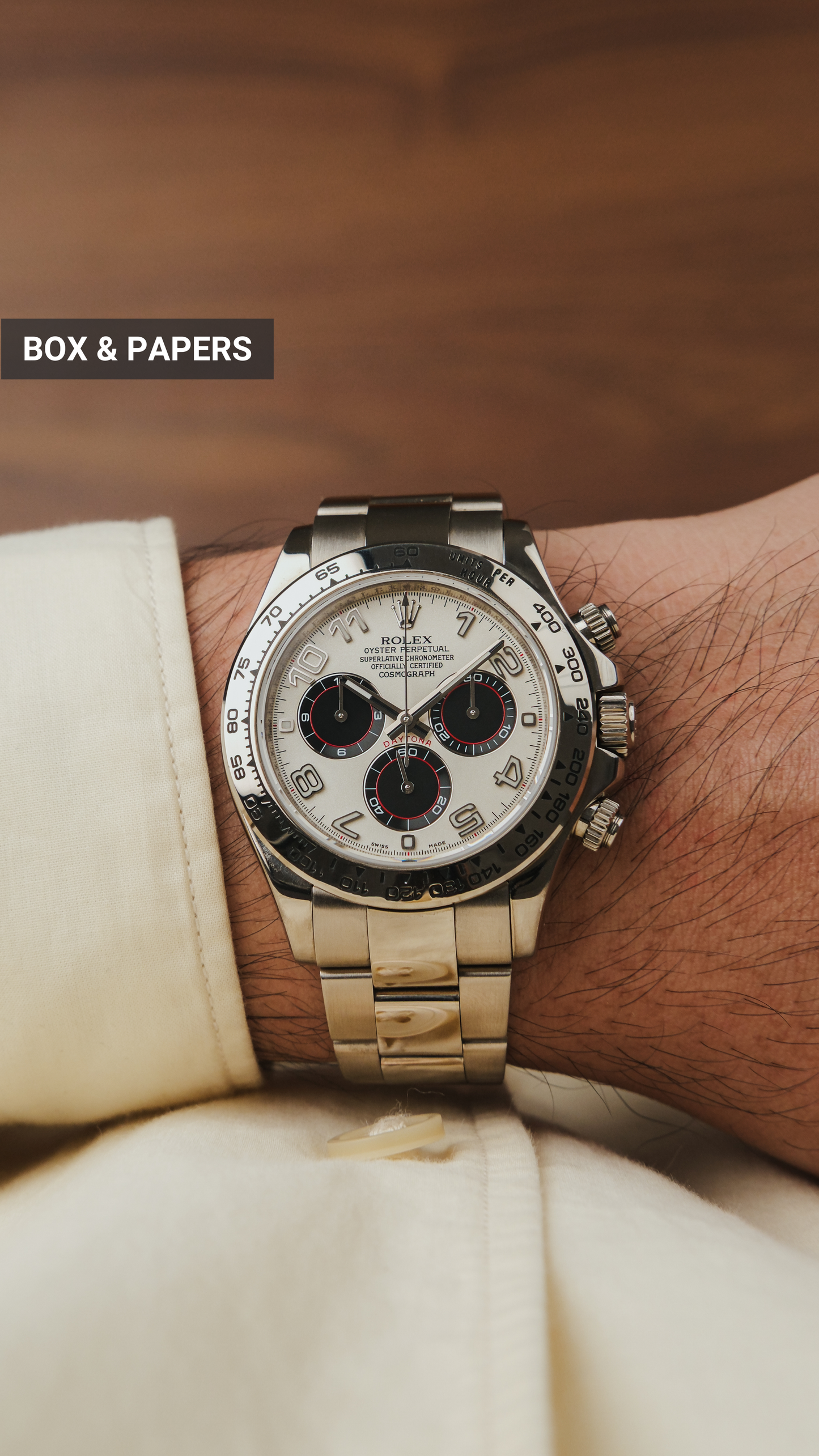 2016 Rolex Daytona 18K Gold "Racing Dial"