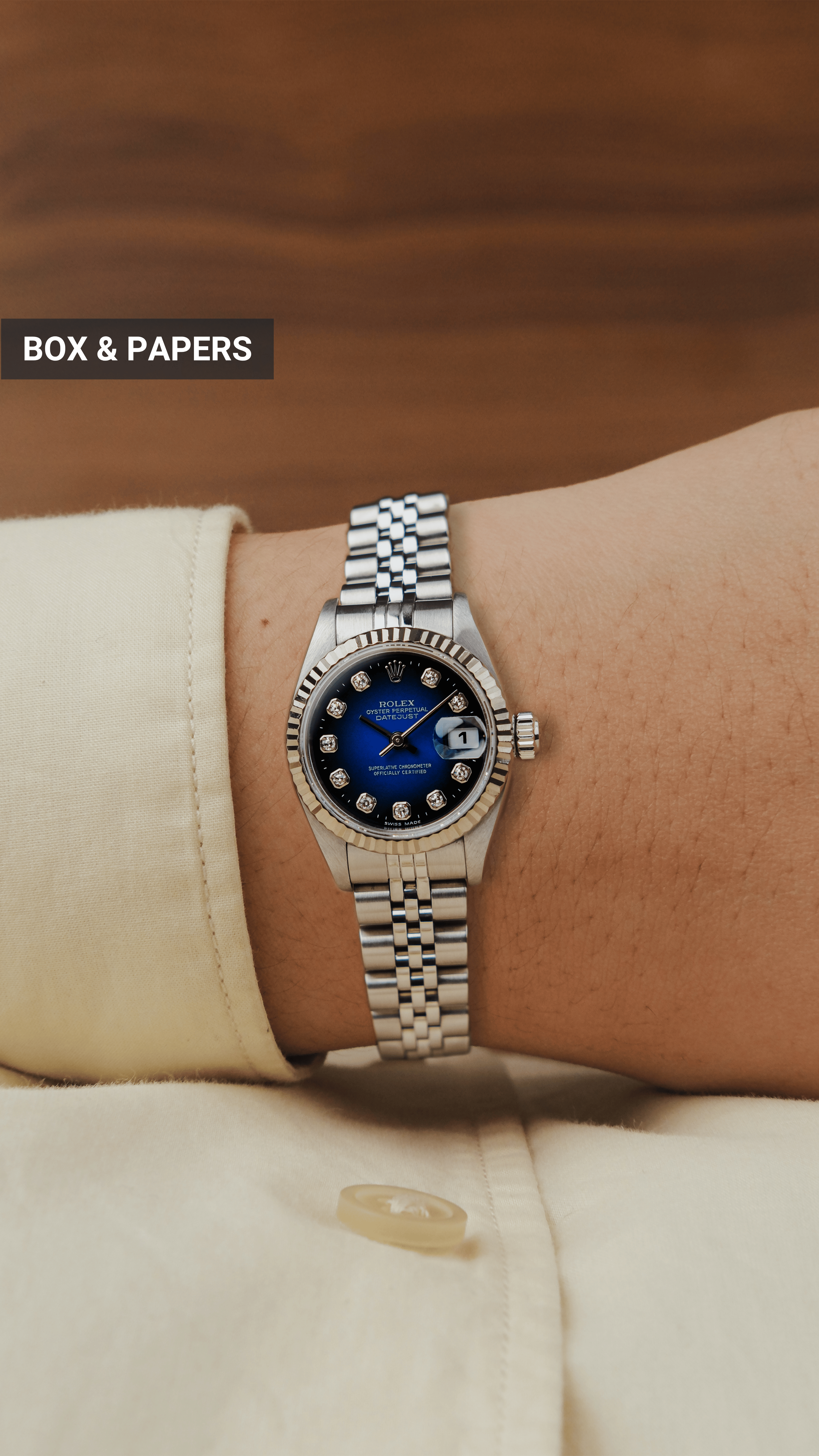 2000 Rolex Lady-Datejust "Blue Vignette" *ON HOLD*