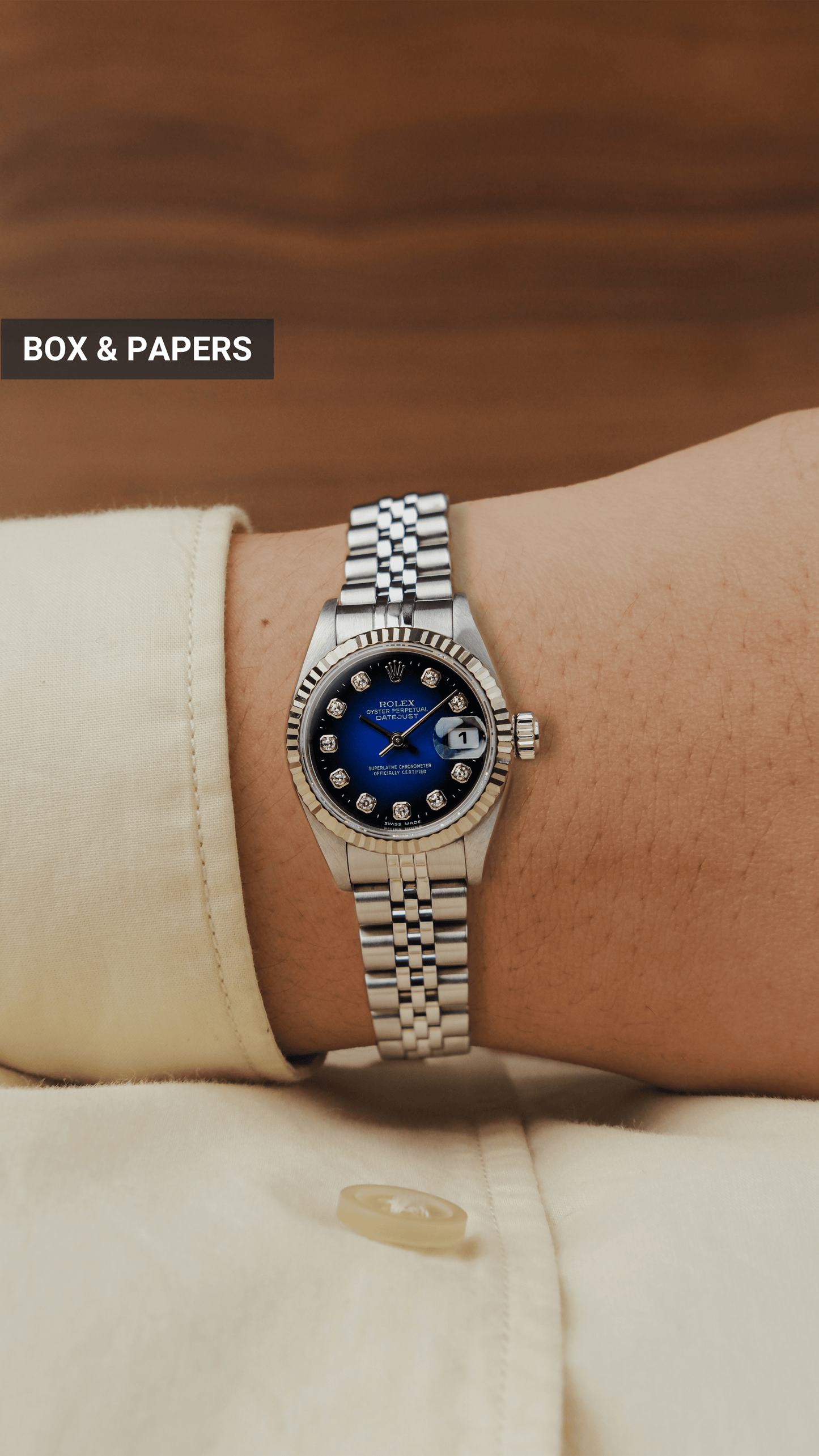 2000 Rolex Lady-Datejust "Blue Vignette" *ON HOLD*