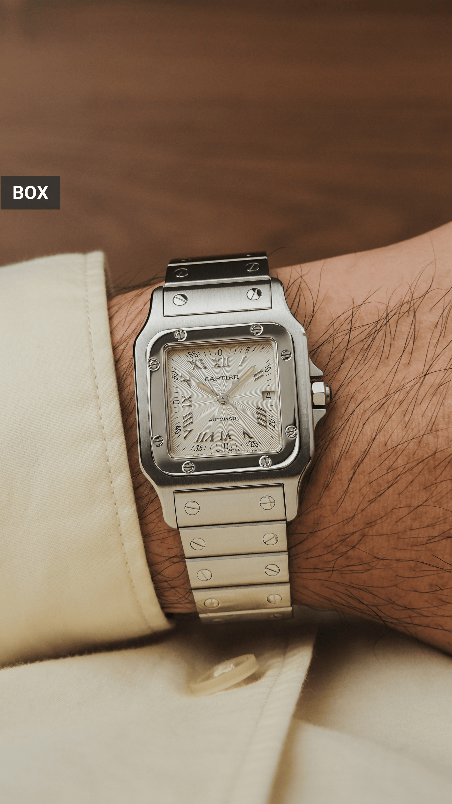 2000s Cartier Santos Galbee