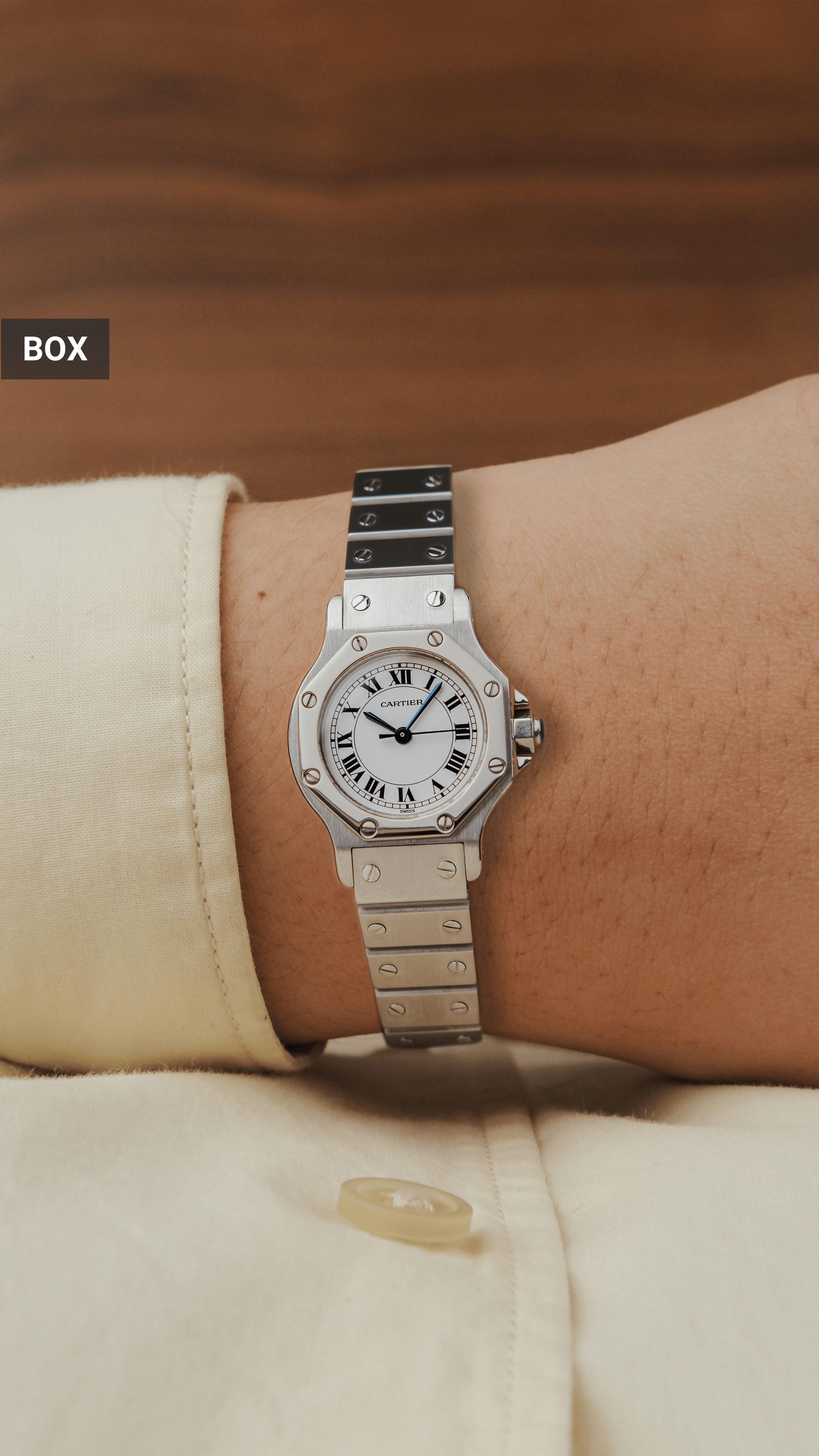1980s Cartier Santos Octagon
