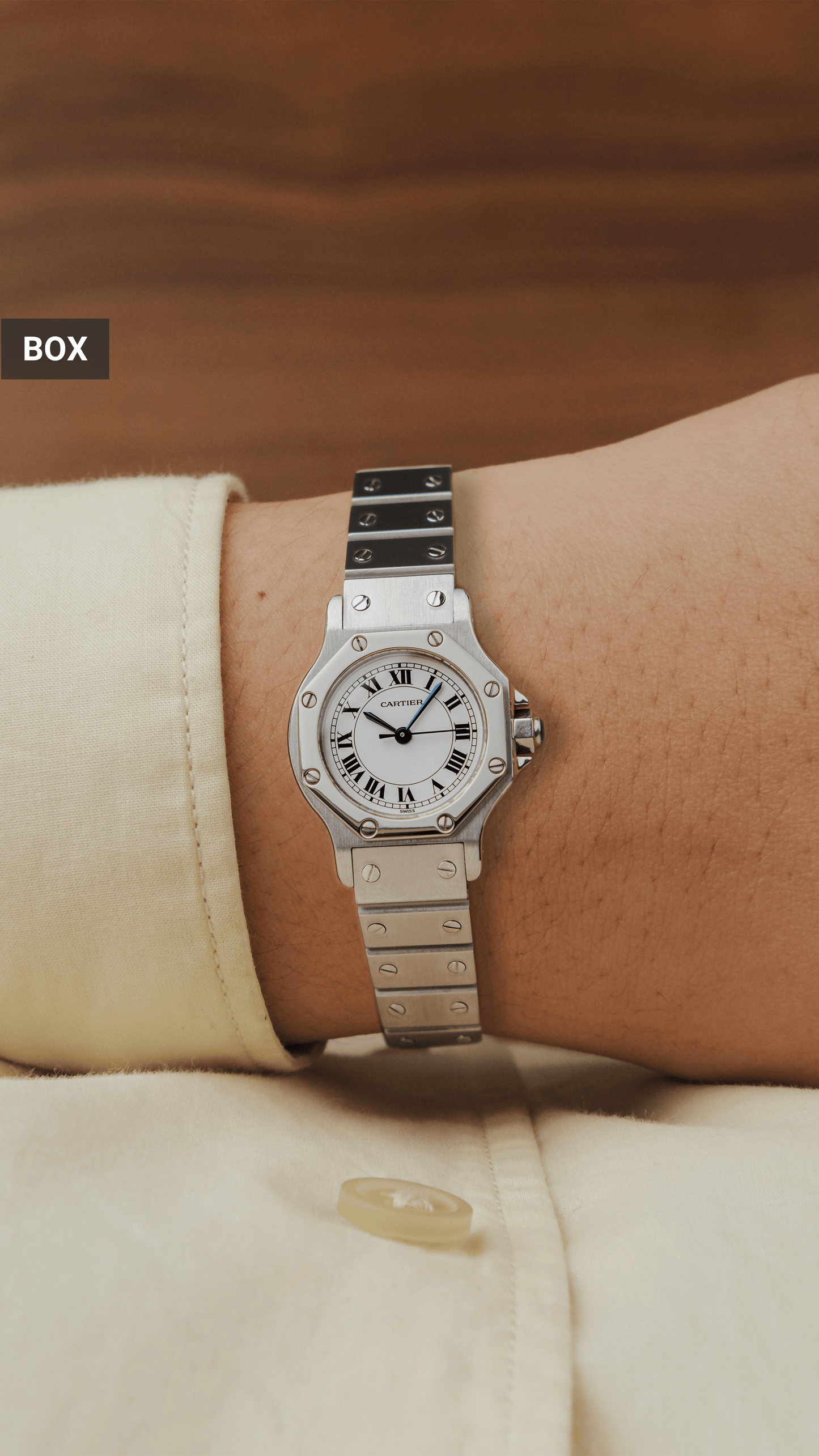 1980s Cartier Santos Octagon