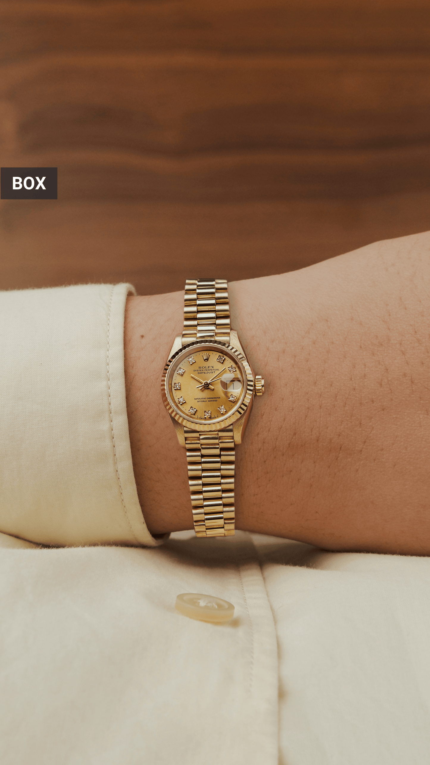 1990 Rolex Lady-Datejust 18K Gold