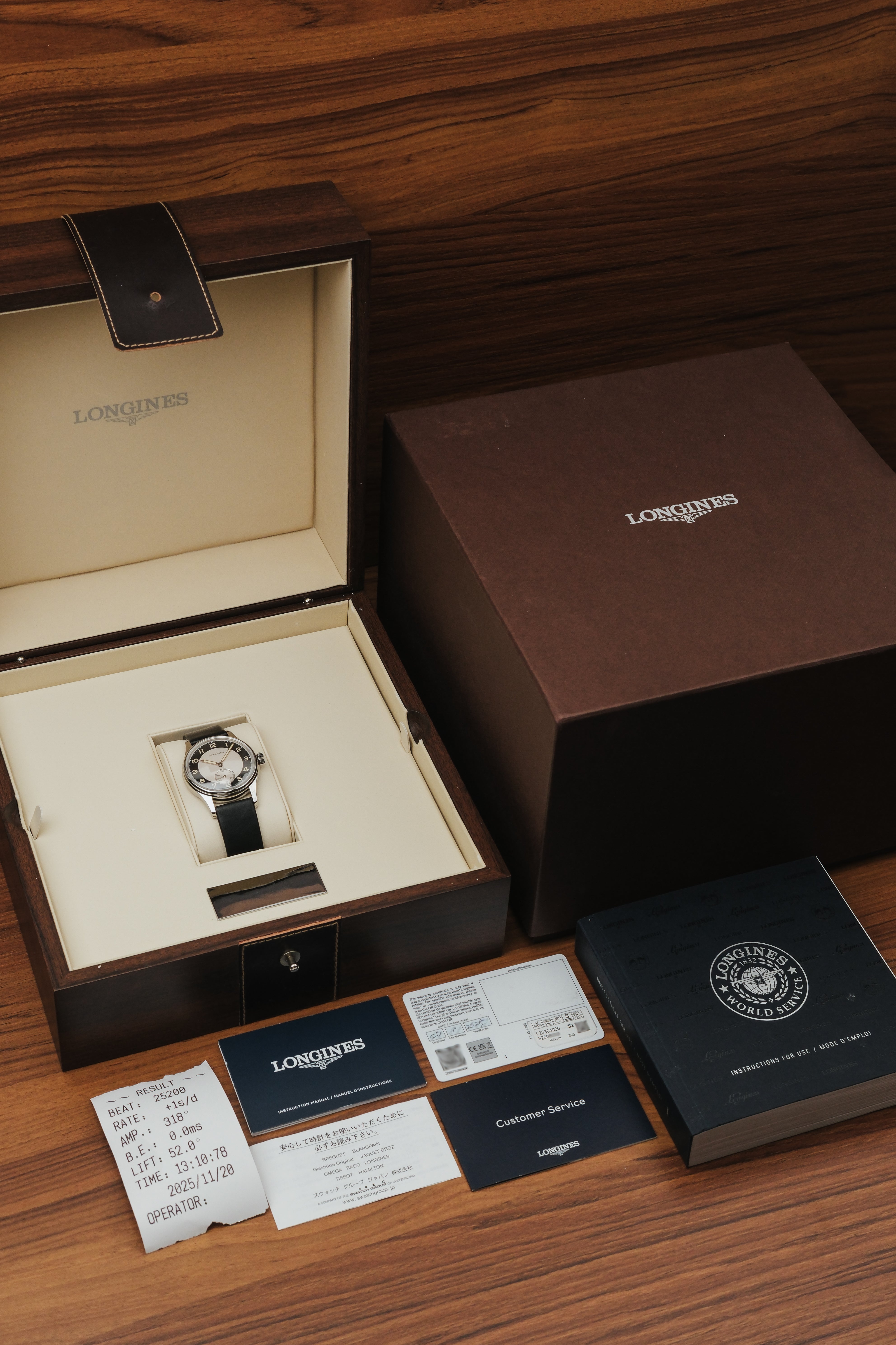 2025 Longines Heritage Classic Tuxedo (Box & Papers)