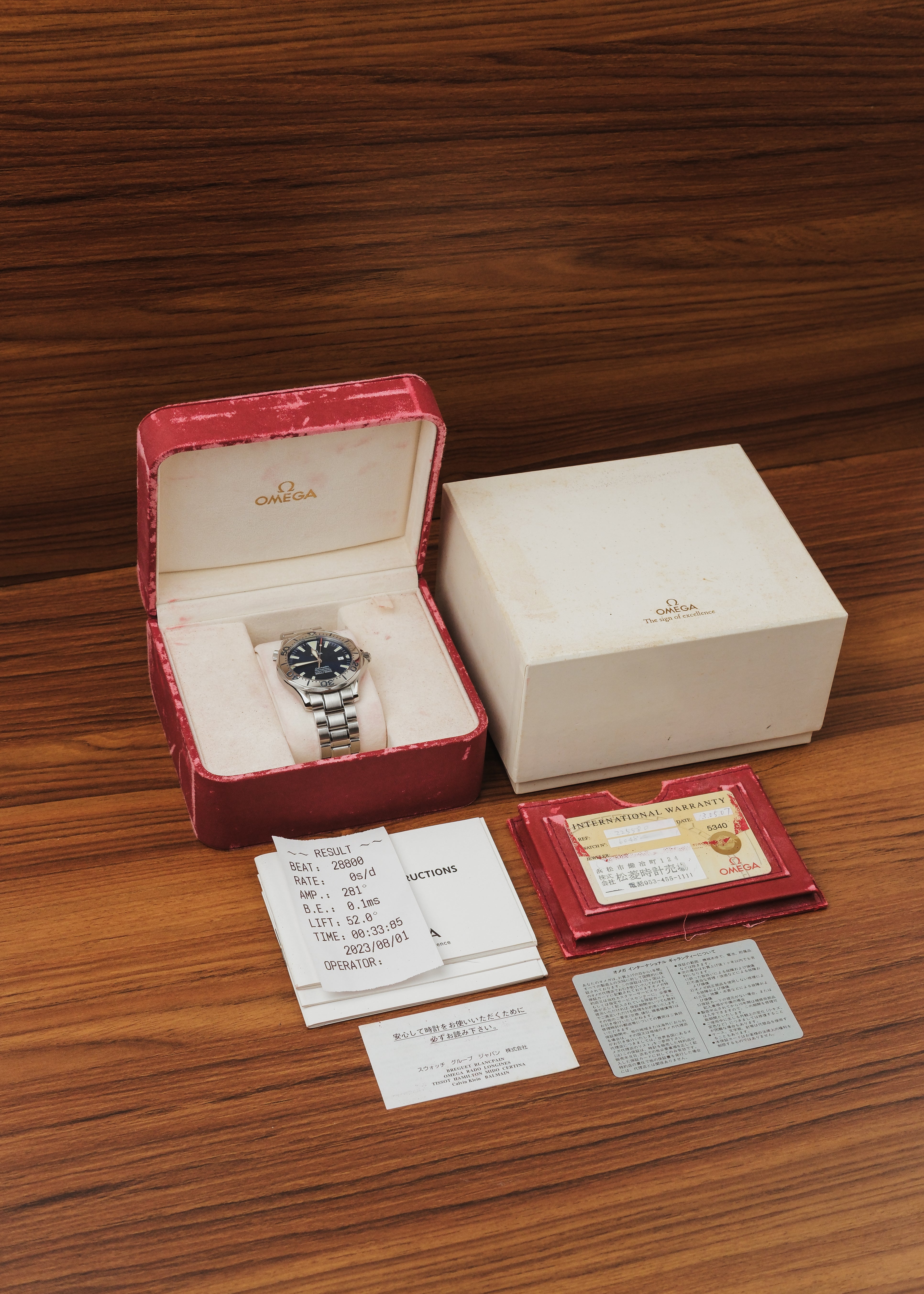 2001 Omega Seamaster 300 (Box & Papers)