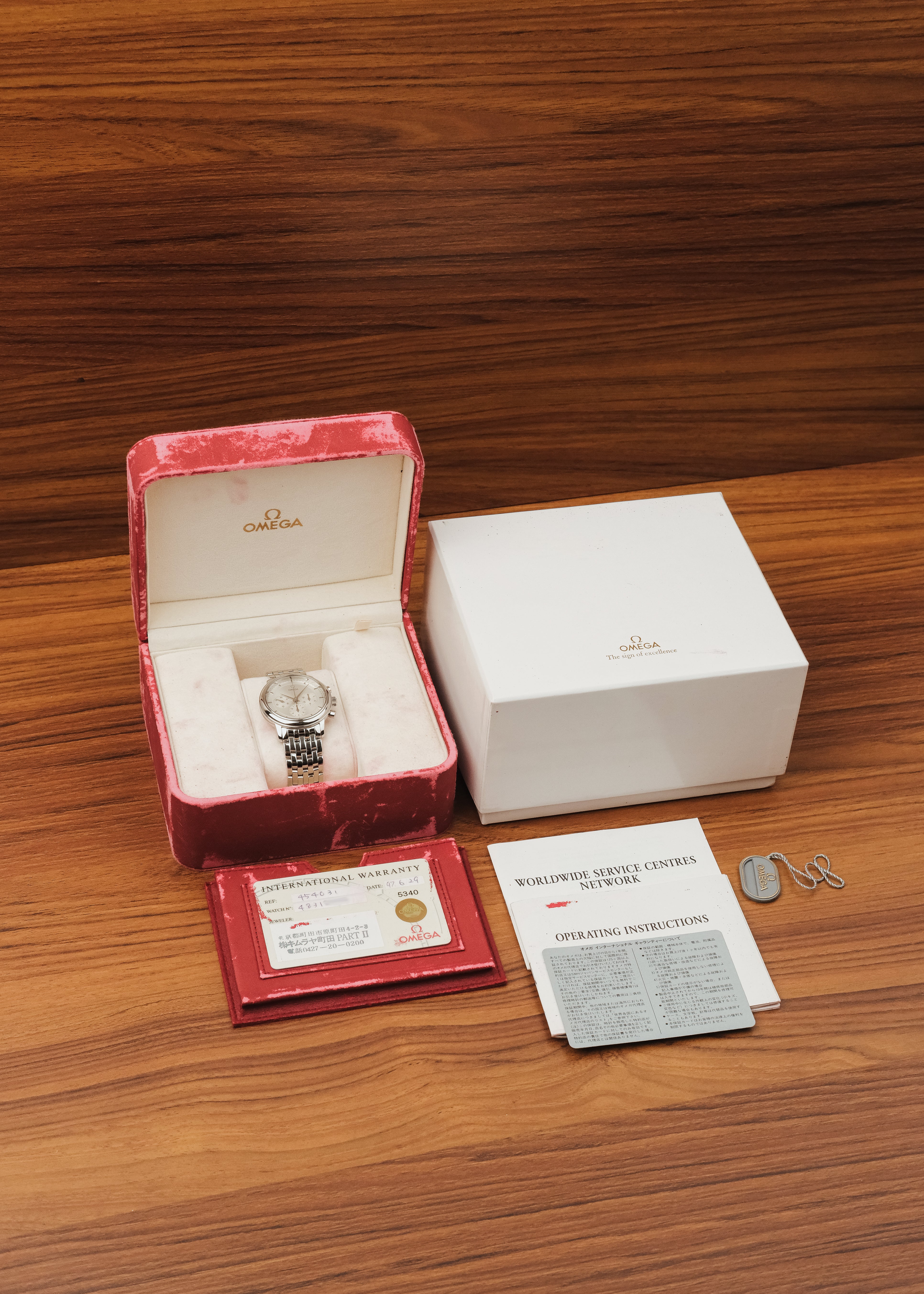 1997 Omega De Ville Prestige Chronograph (Box & Papers)
