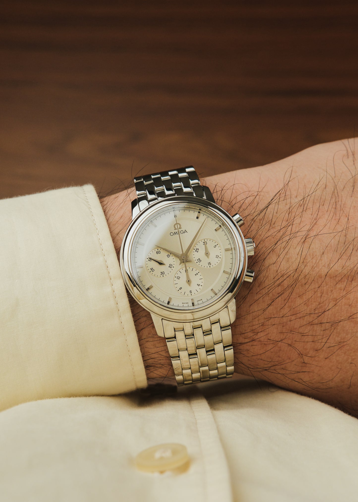 1997 Omega De Ville Prestige Chronograph (Box & Papers)