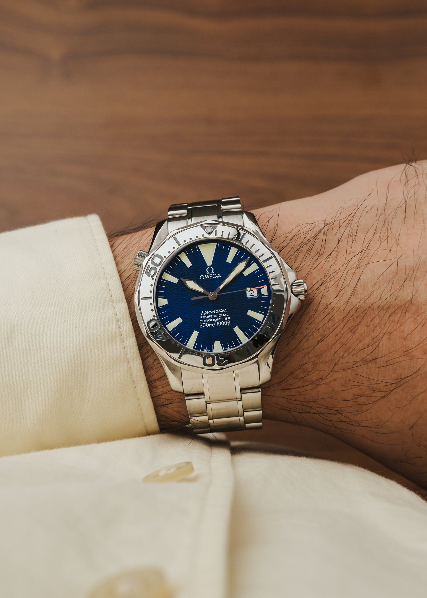 2001 Omega Seamaster 300 (Box & Papers)