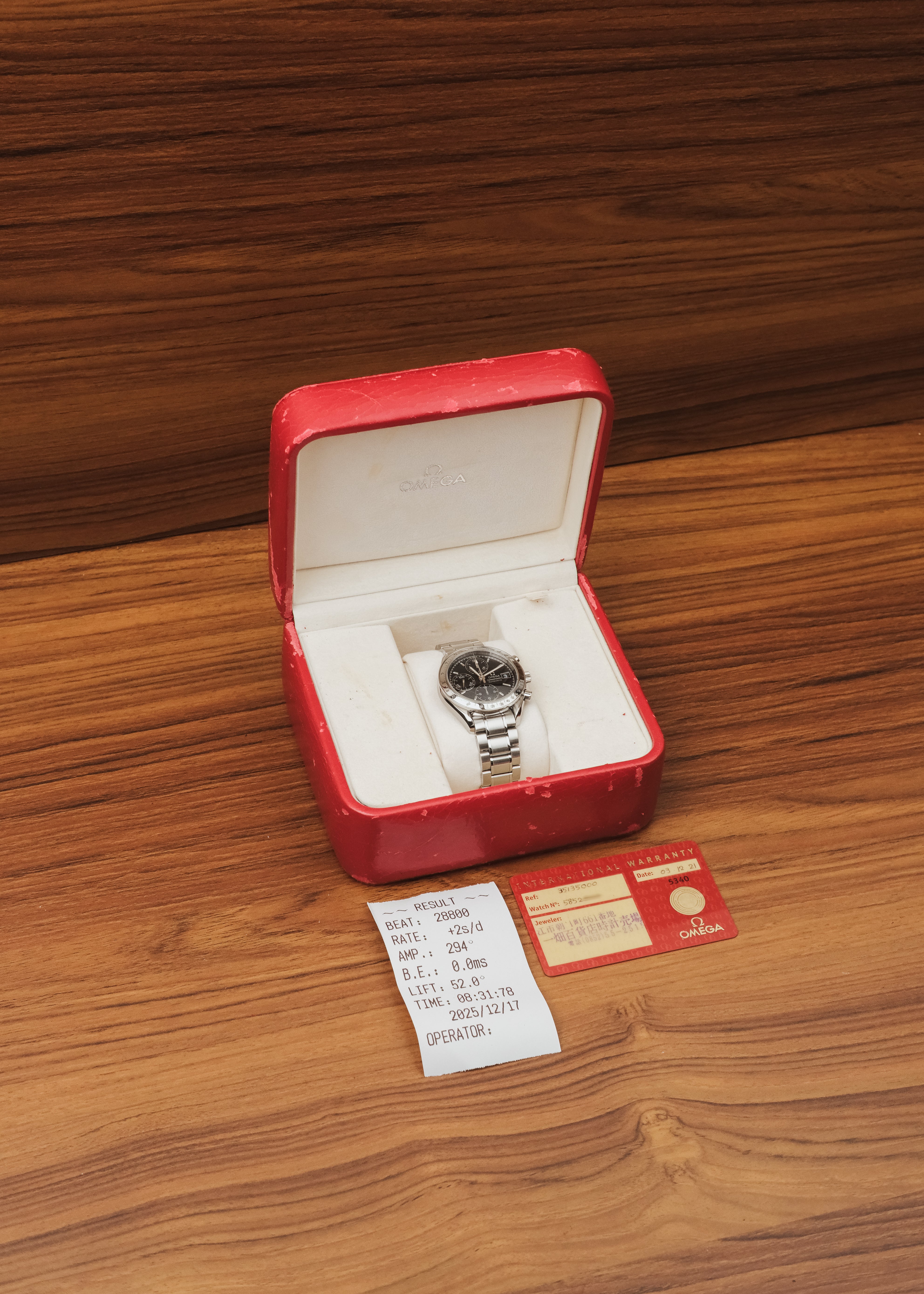 2003 Omega Speedmaster Date (Box & Papers)