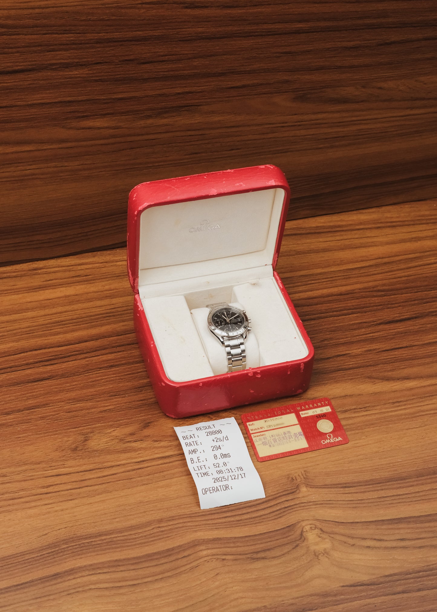 2003 Omega Speedmaster Date (Box & Papers)