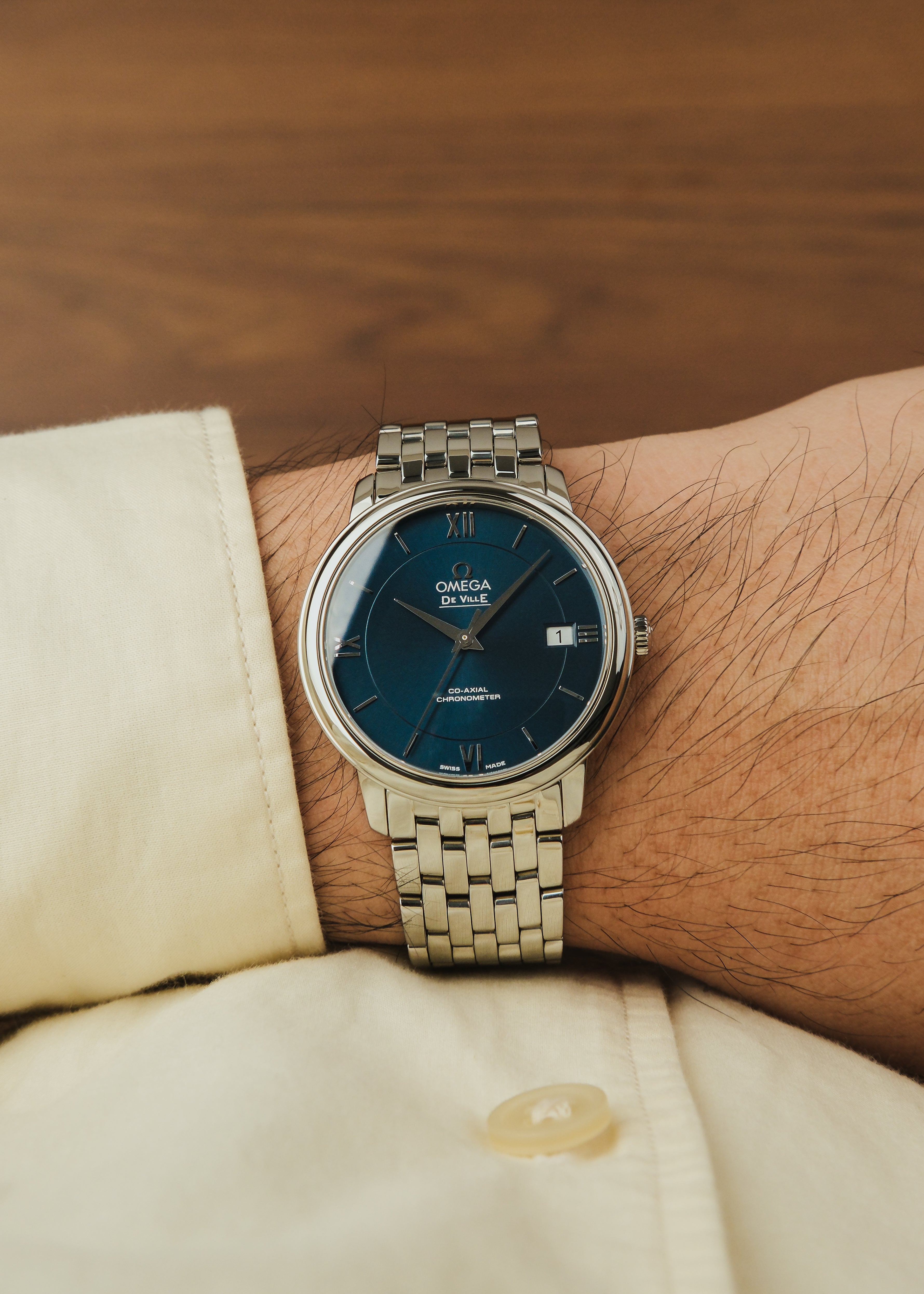 2000s Omega De Ville Prestige (Box & Papers)