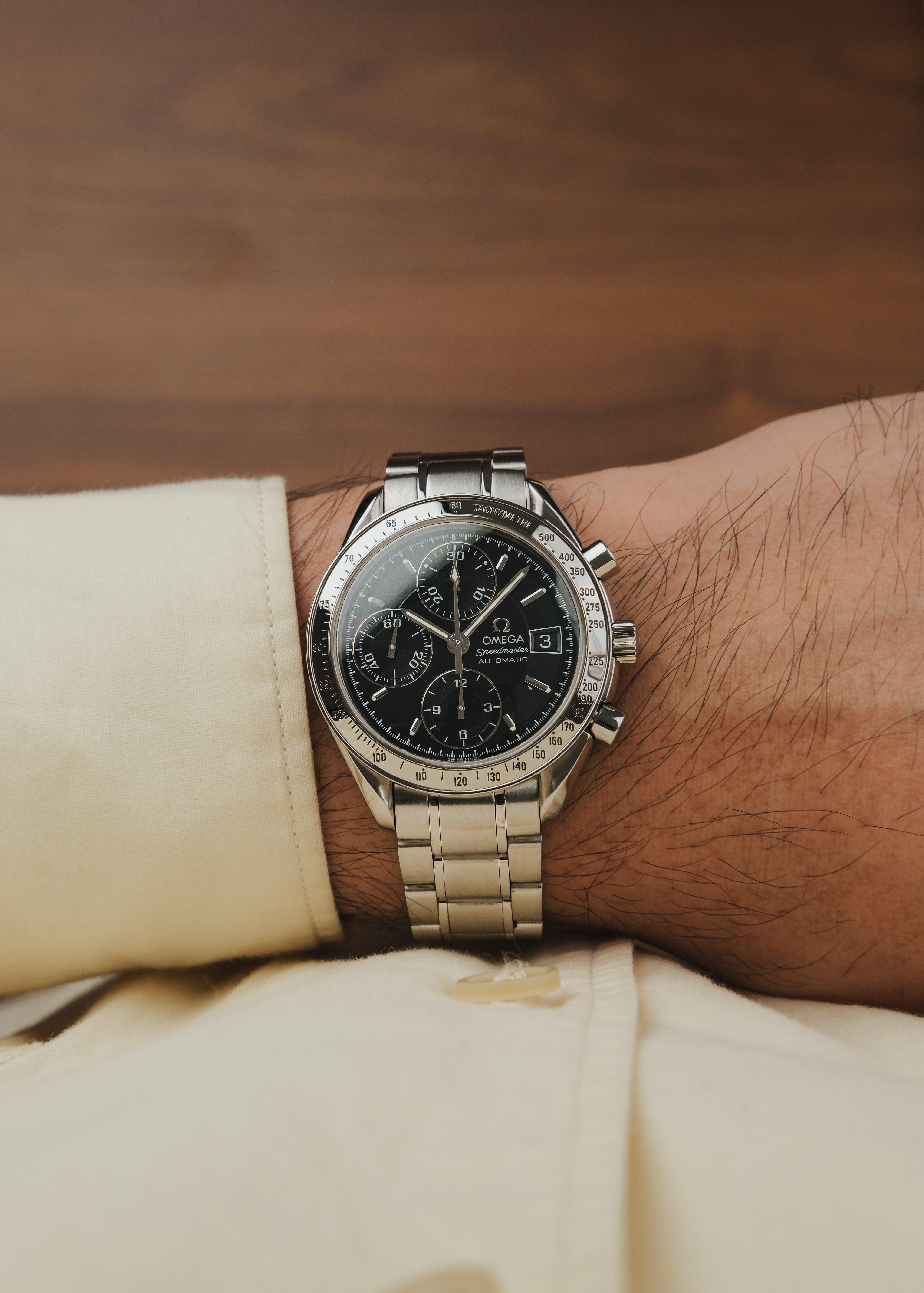 2003 Omega Speedmaster Date (Box & Papers)