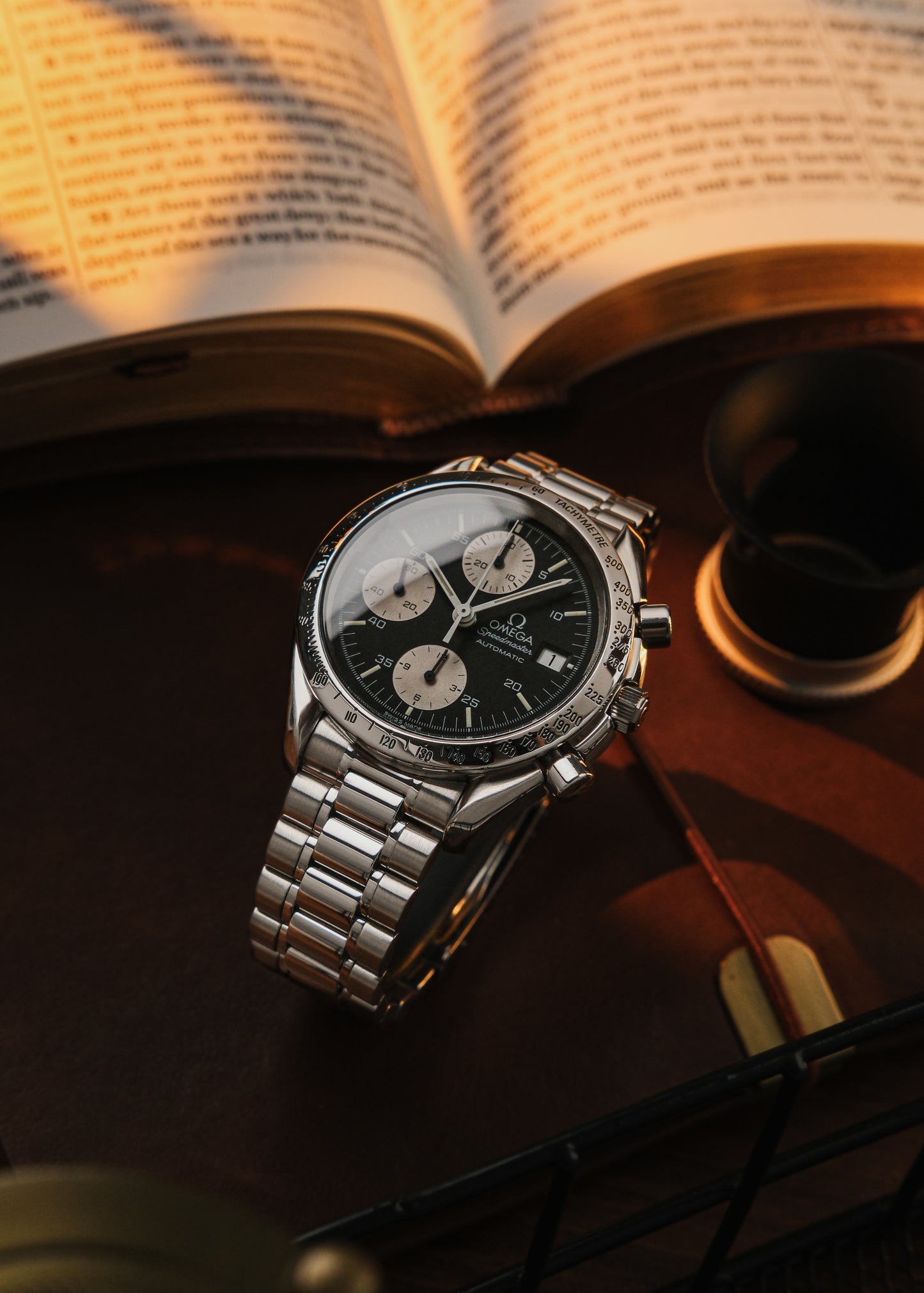 1990s Omega Speedmaster "Reverse Panda"