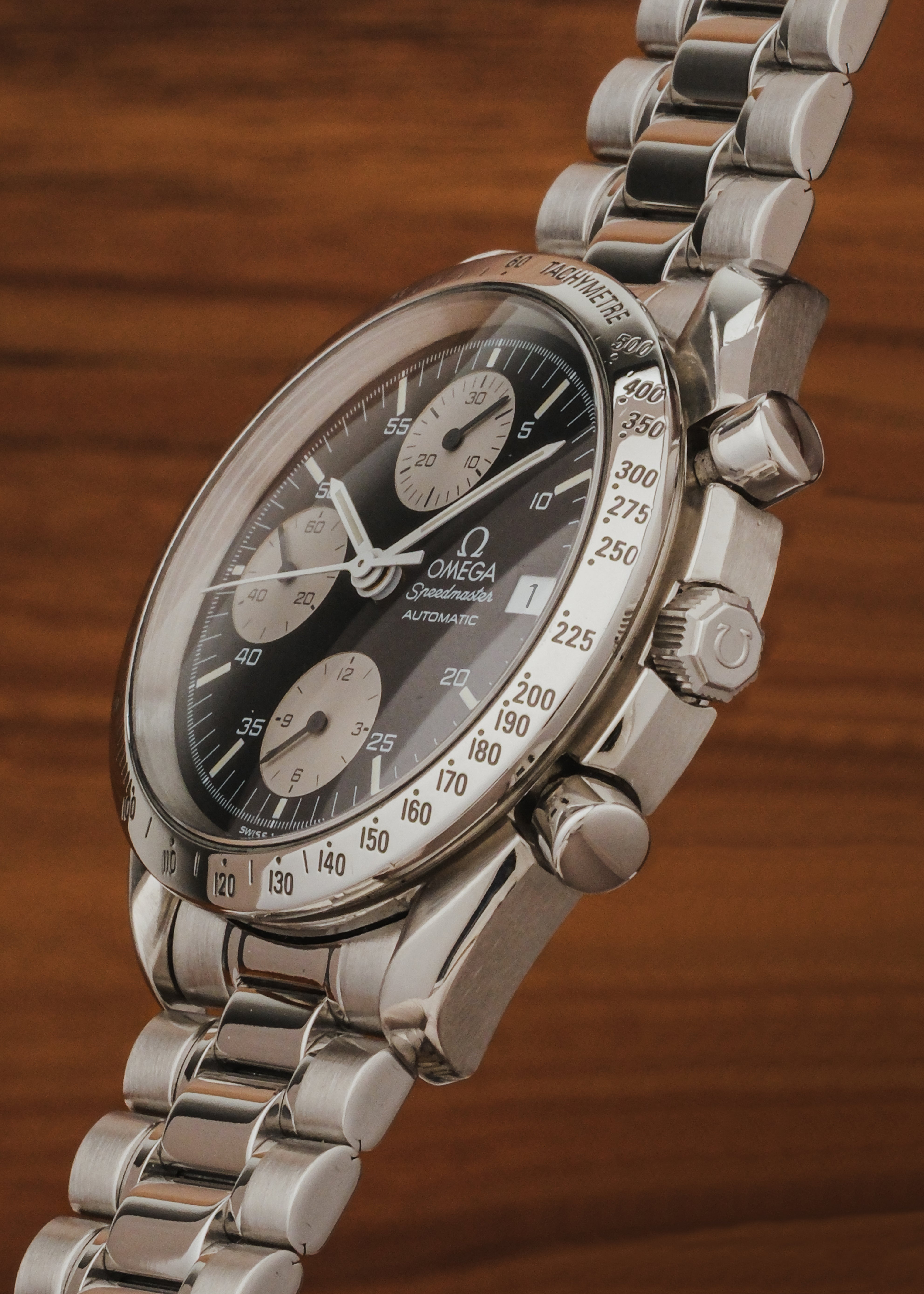 1990s Omega Speedmaster "Reverse Panda"