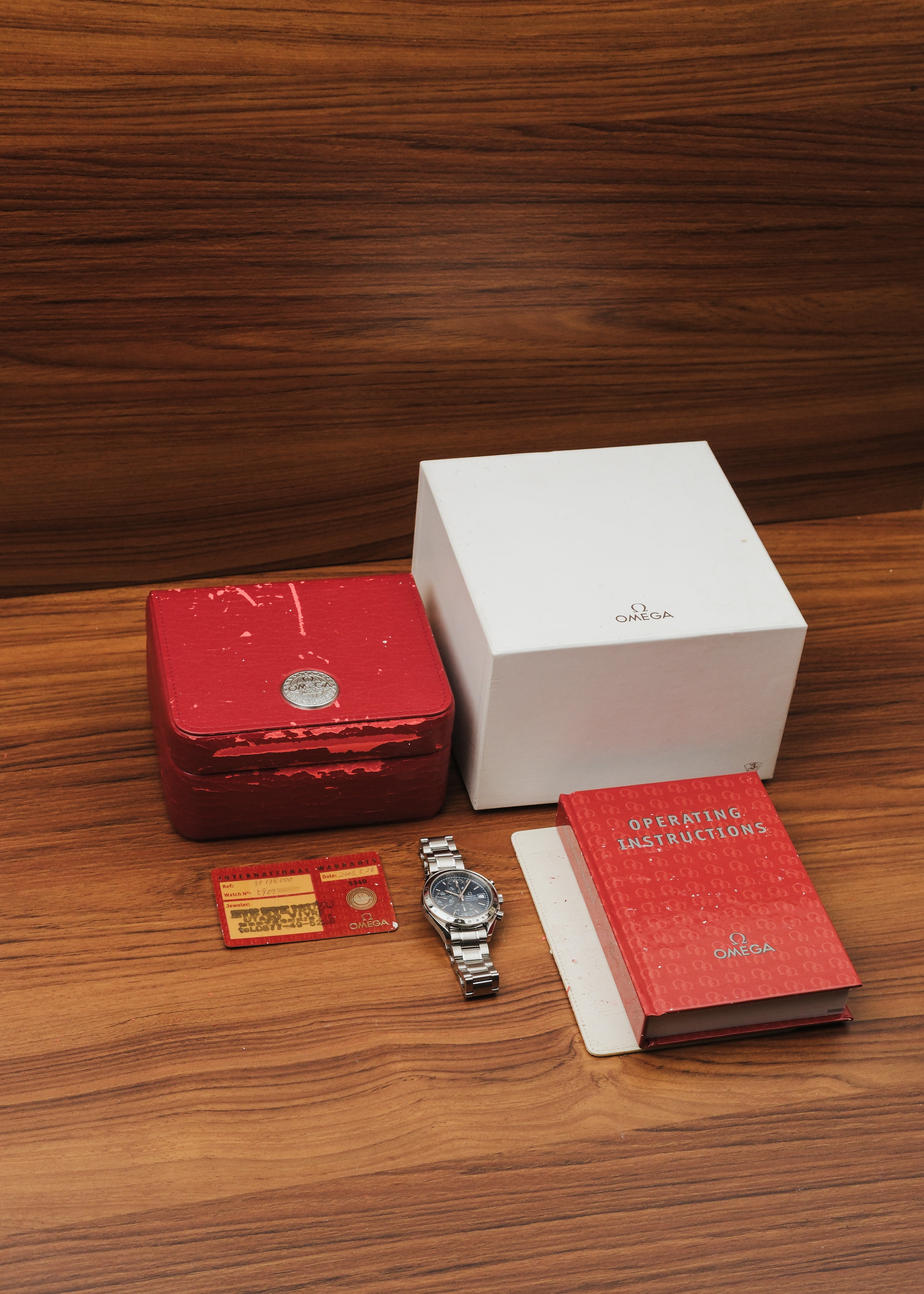 2005 Omega Speedmaster Date (Box & Papers)