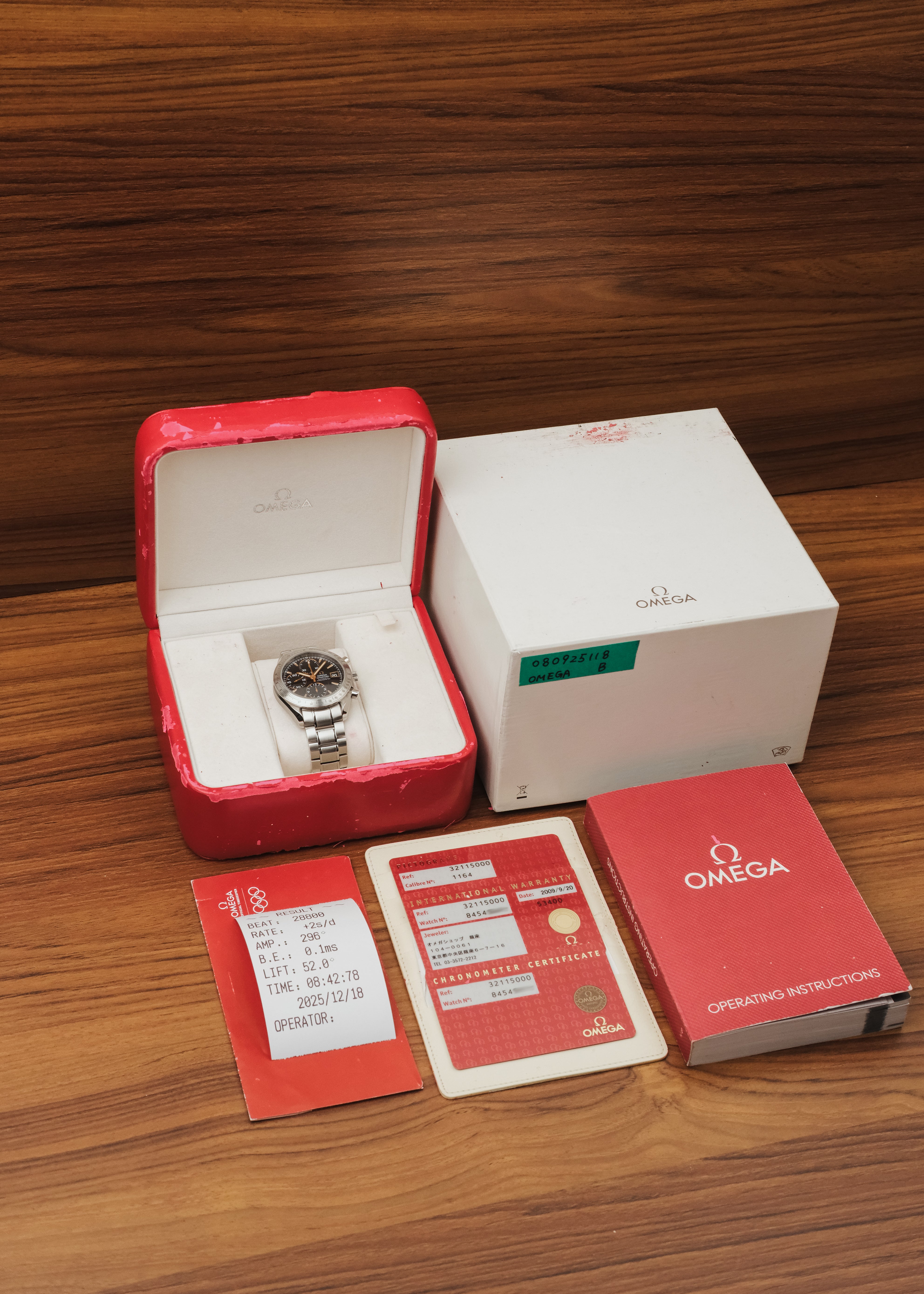 2009 Omega Speedmaster Date (Box & Papers)