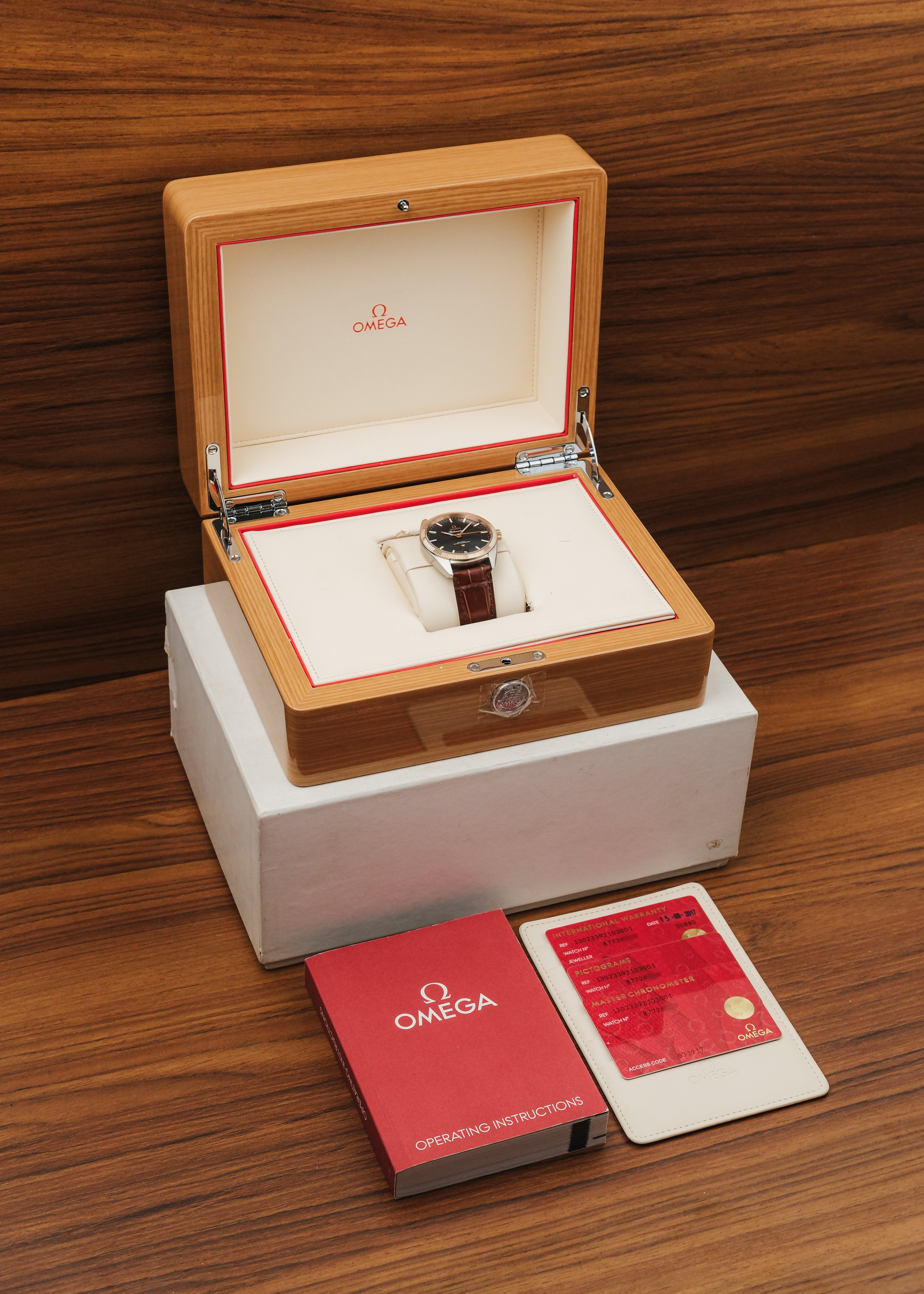 2017 Omega Globemaster (Box & Papers)