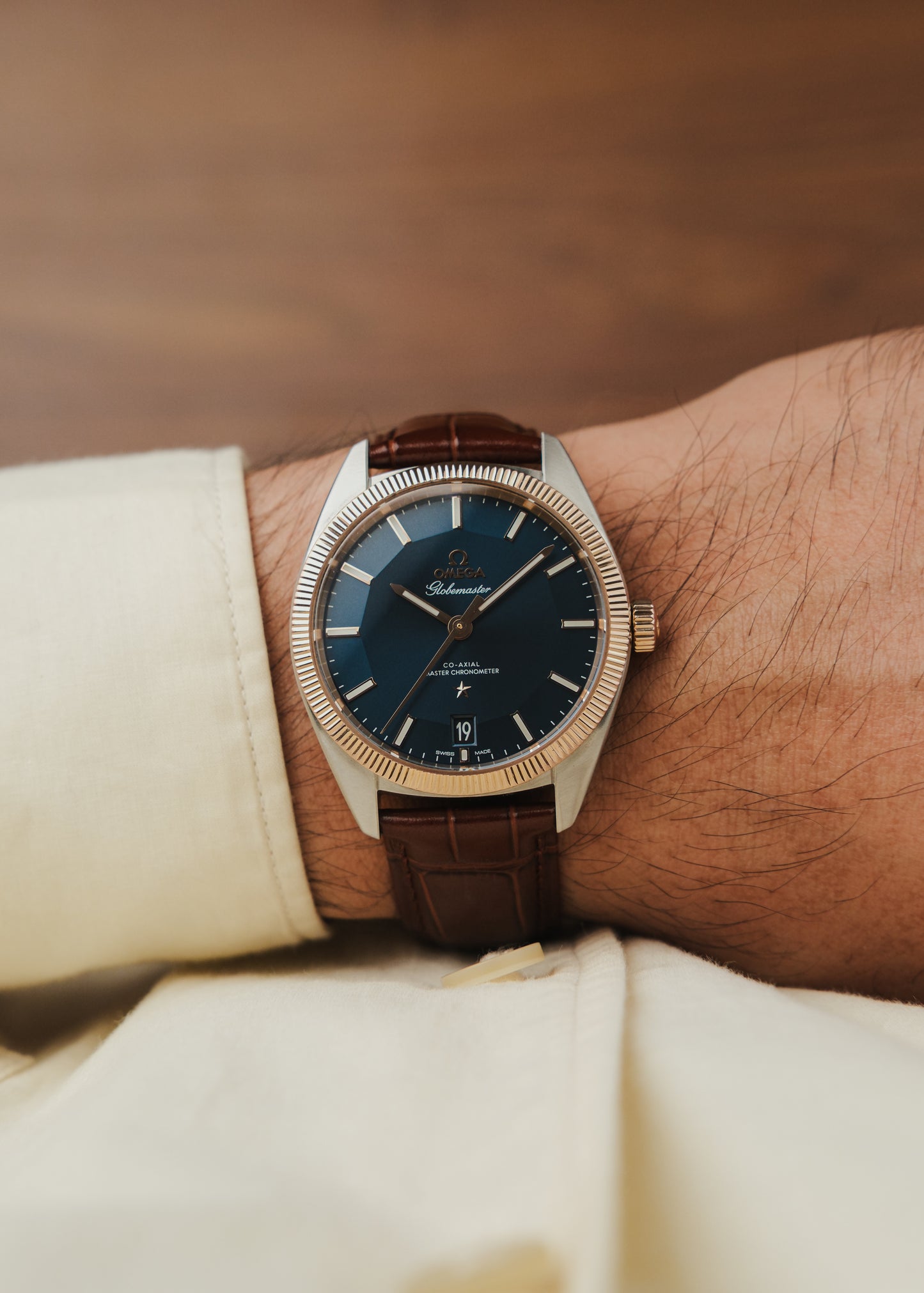 2017 Omega Globemaster (Box & Papers)