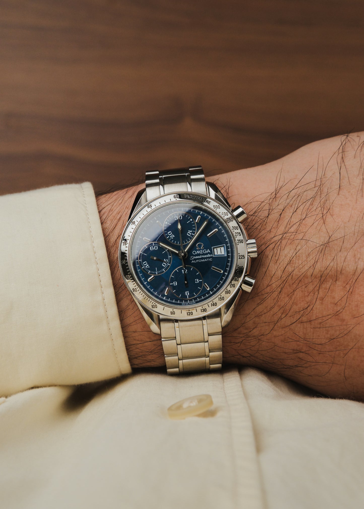2005 Omega Speedmaster Date (Box & Papers)