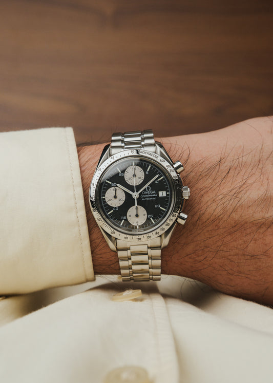 1990s Omega Speedmaster "Reverse Panda"