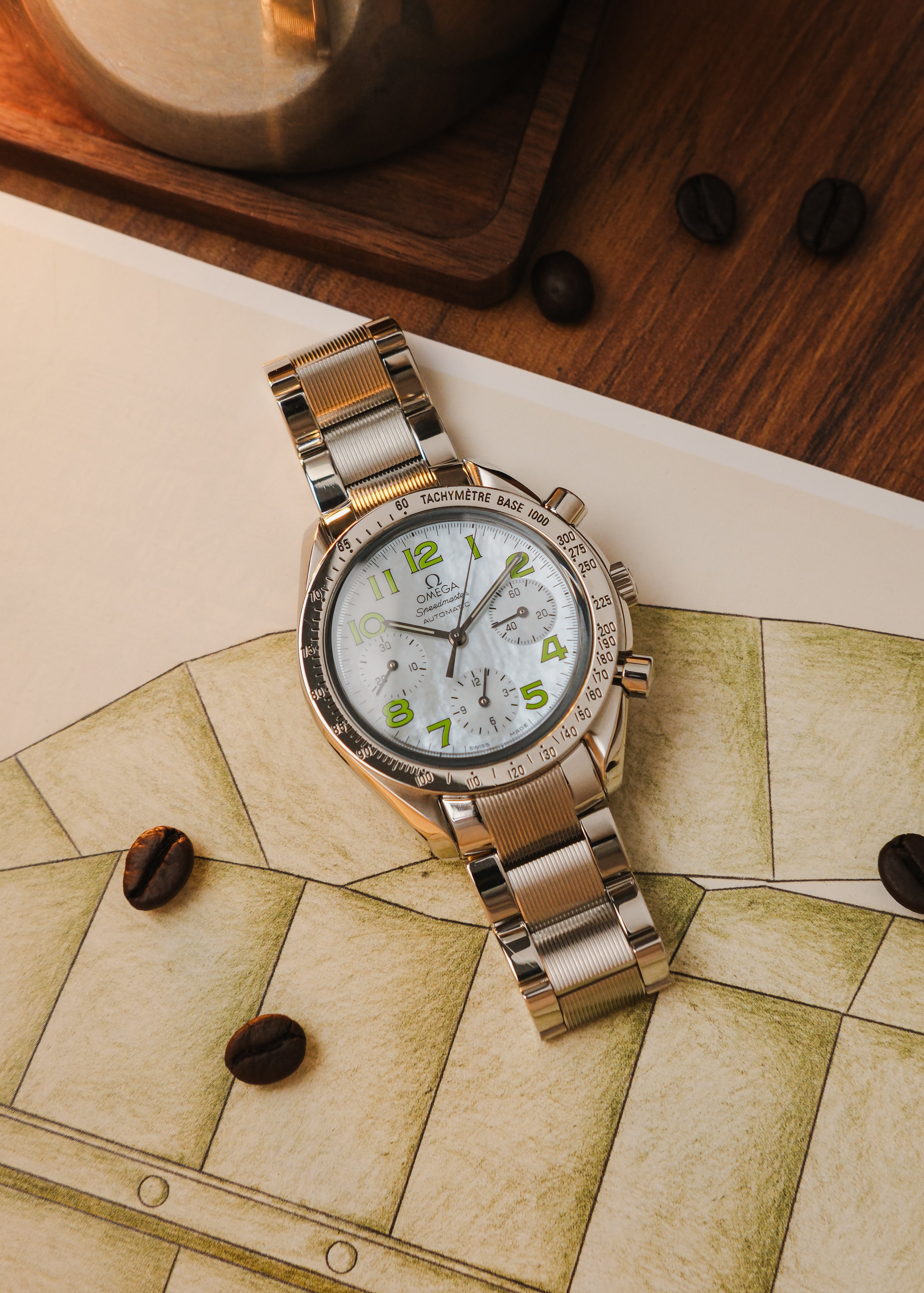 2000s Omega Speedmaster "Mother of Pearl" (Box & Papers)
