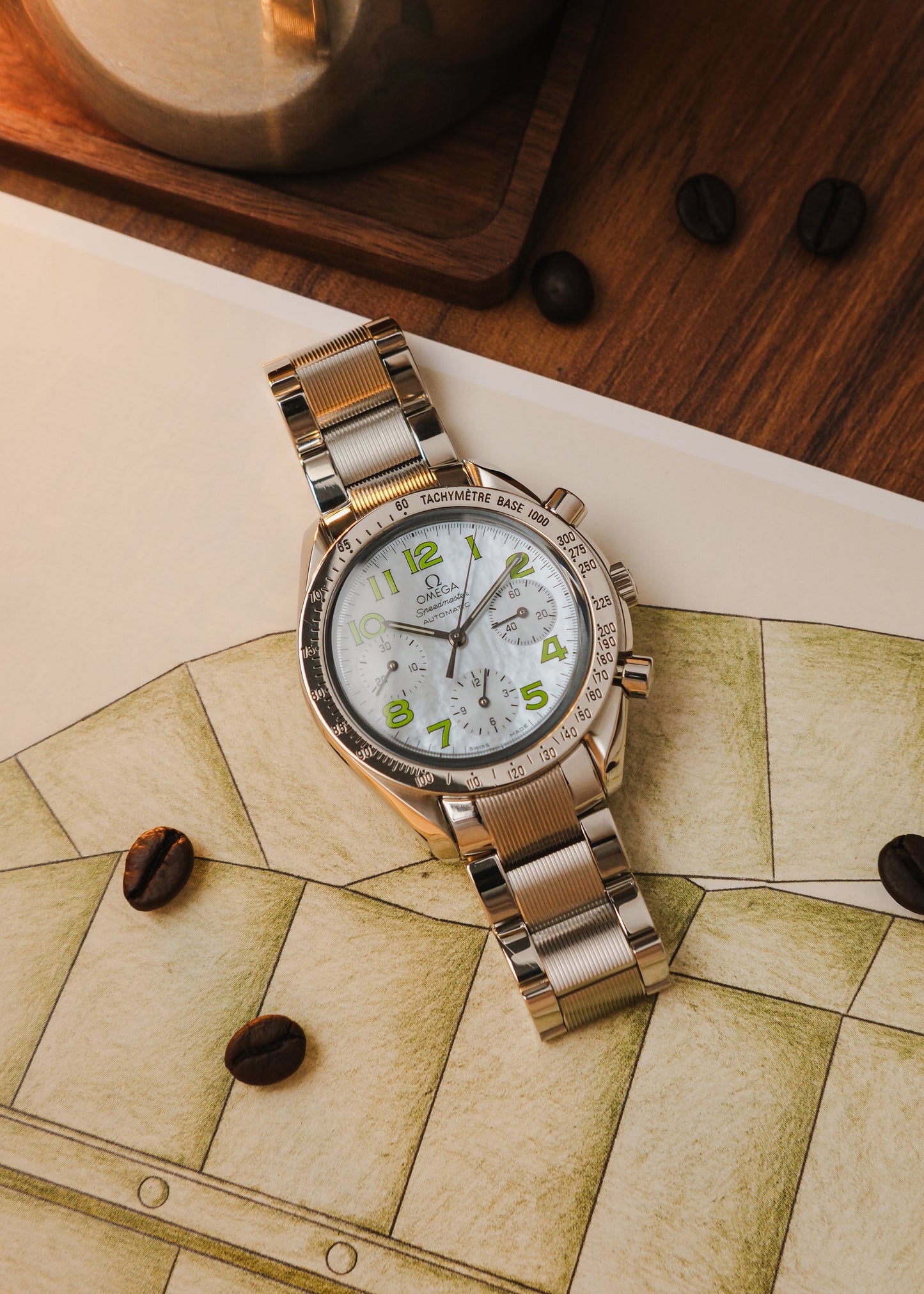 2000s Omega Speedmaster "Mother of Pearl" (Box & Papers)