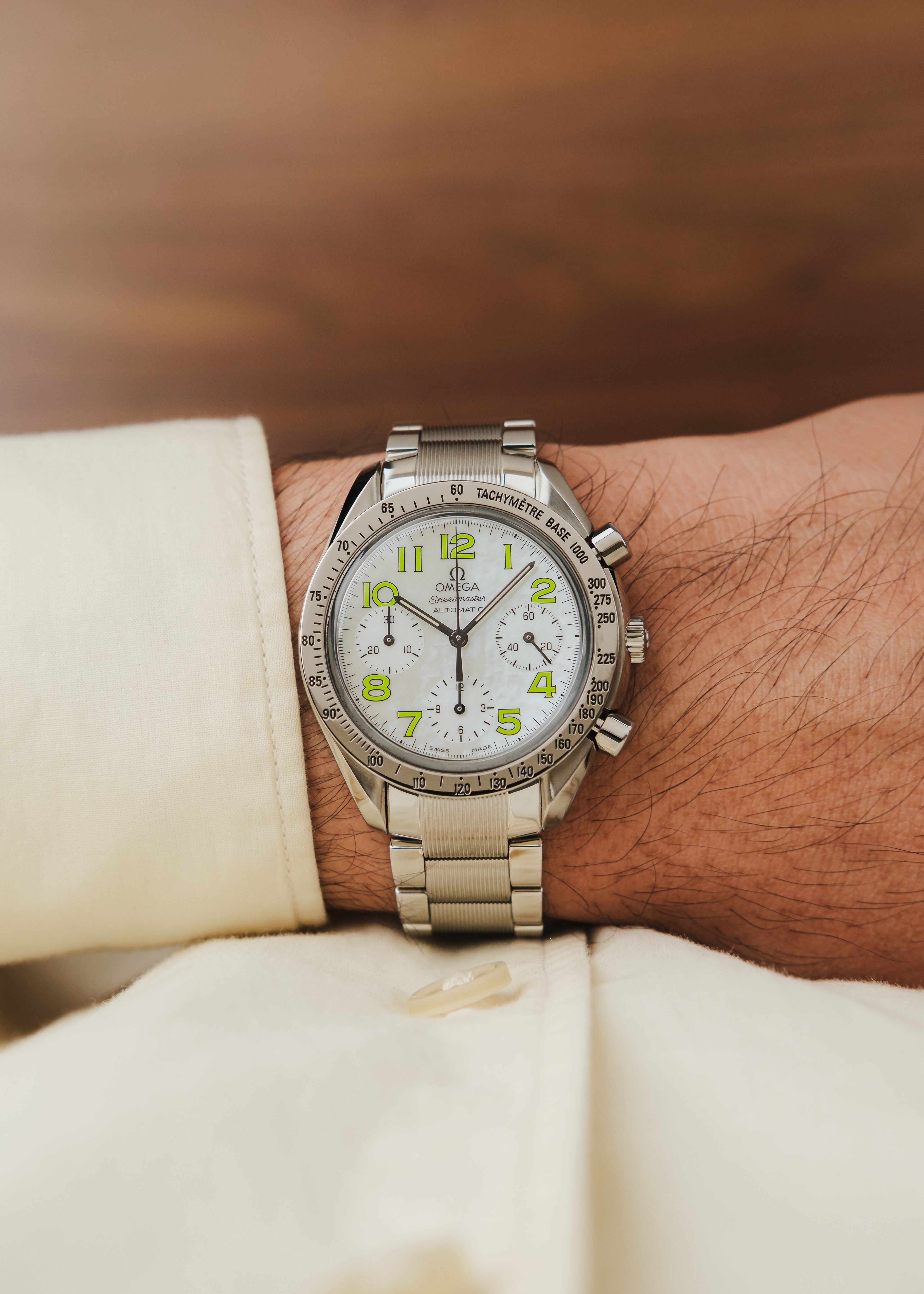 2000s Omega Speedmaster "Mother of Pearl" (Box & Papers)