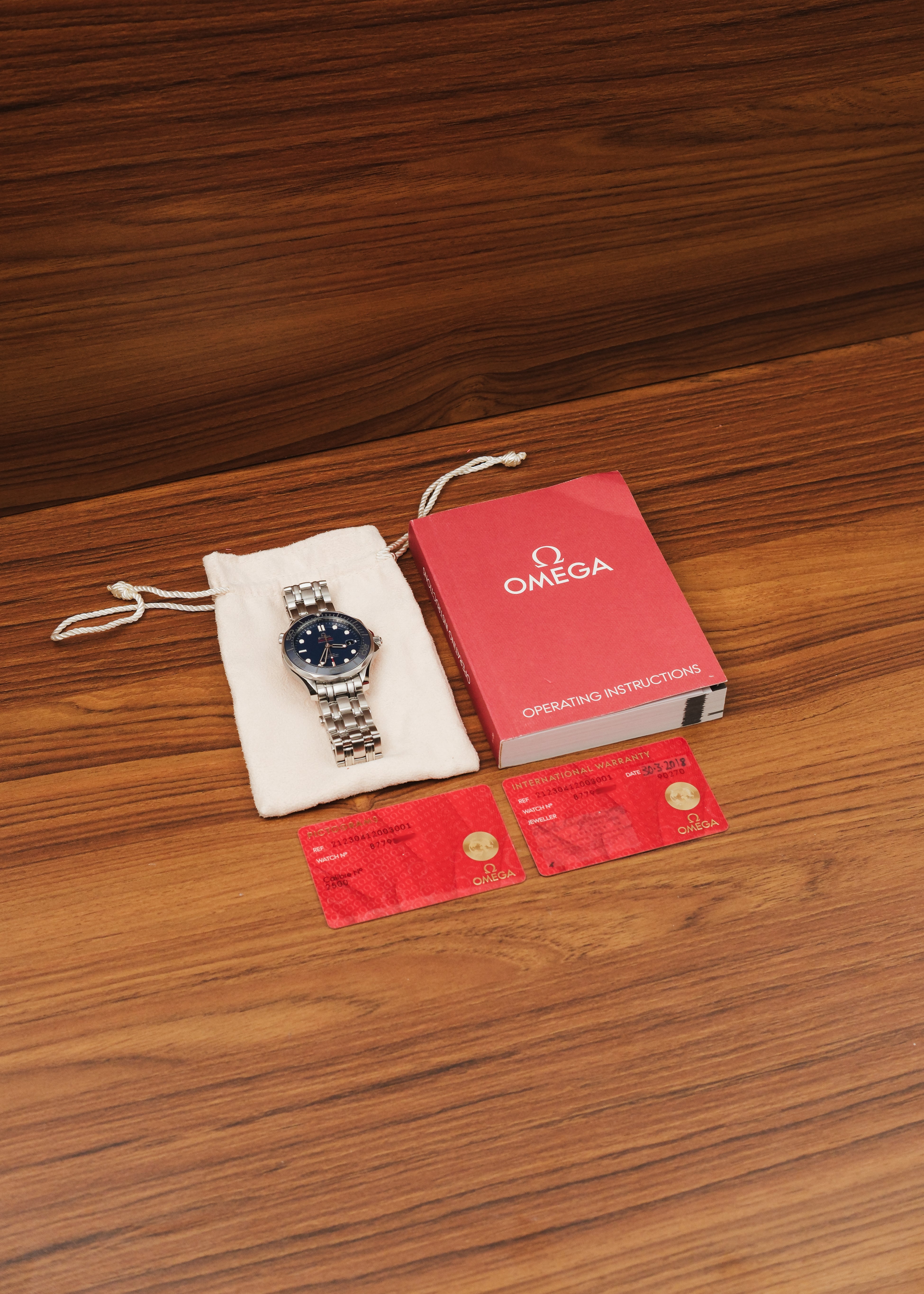 2018 Omega Seamaster 300M (Papers)